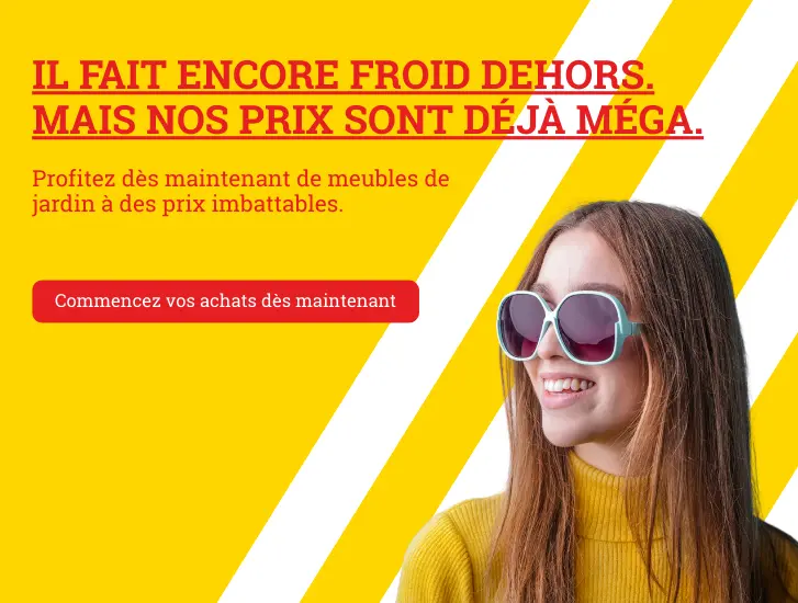 Mobilier de jardin à des prix MEGA ! Découvrez-le ici>