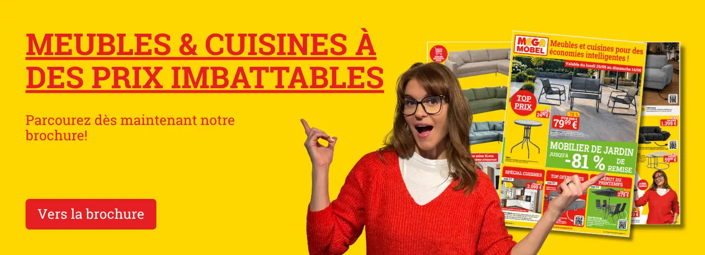 Meubles et cuisines à des prix imbattables. Découvrez dès maintenant notre prospectus !