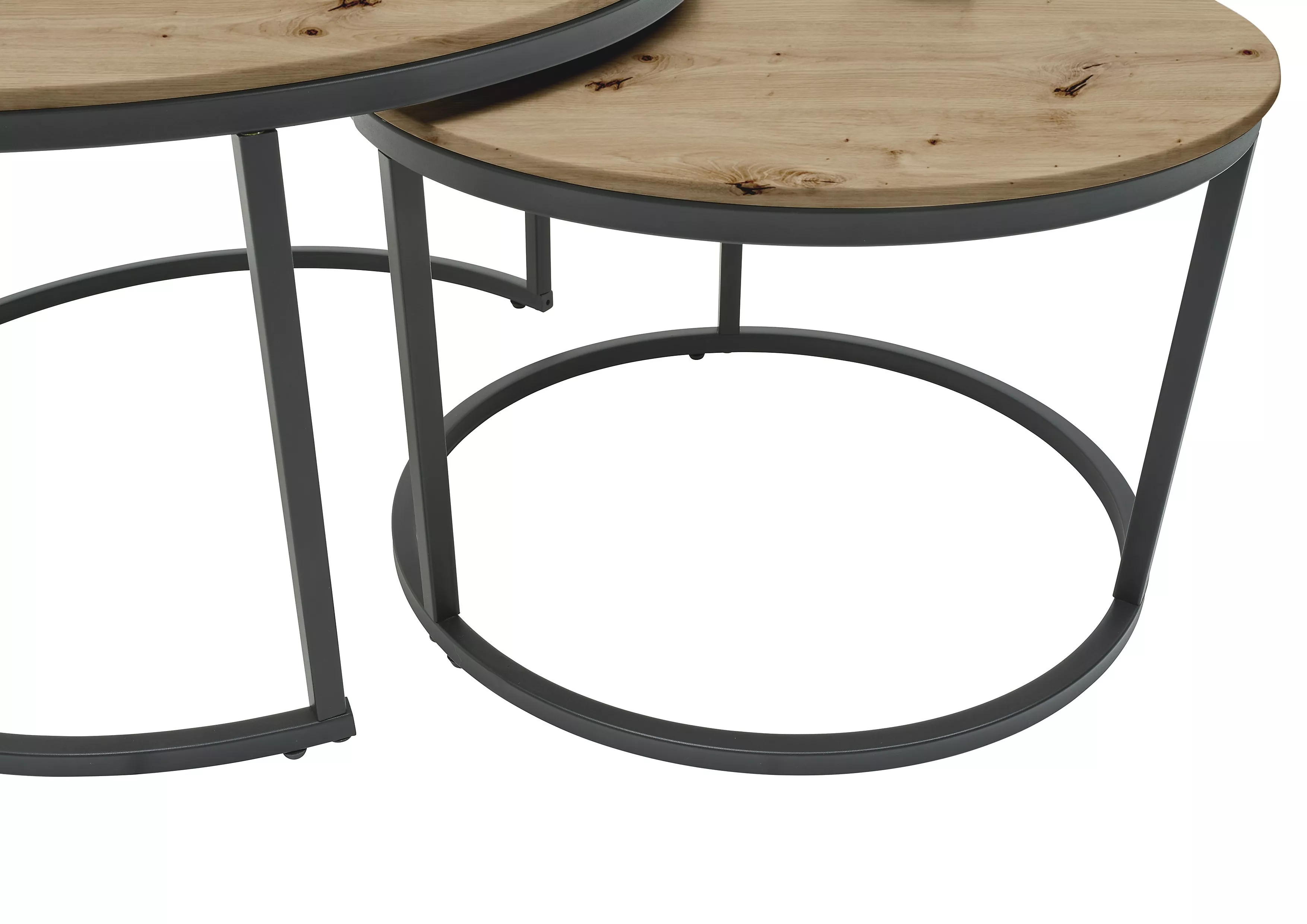 Lot de 2 tables basses CORLEONE