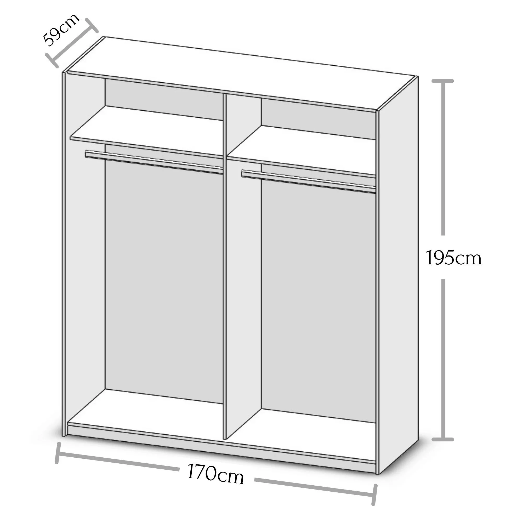 Armoire à portes coulissantes PULS