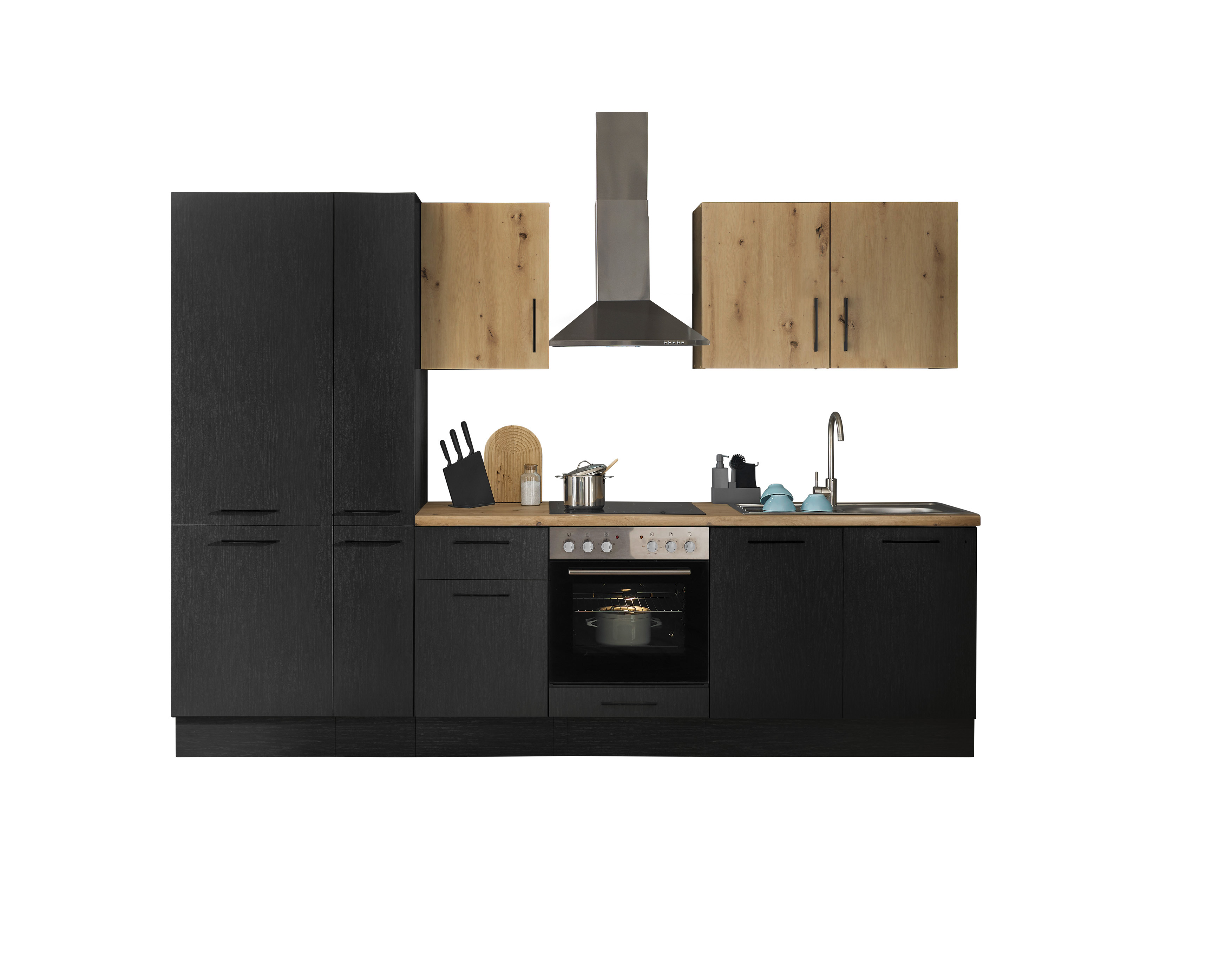 Bloc cuisine avec électroménager CORNWALL (bloc cuisine-réfrigérateur) V Bloc cuisine avec électroménager CORNWALL (bloc cuisine-réfrigérateur) V