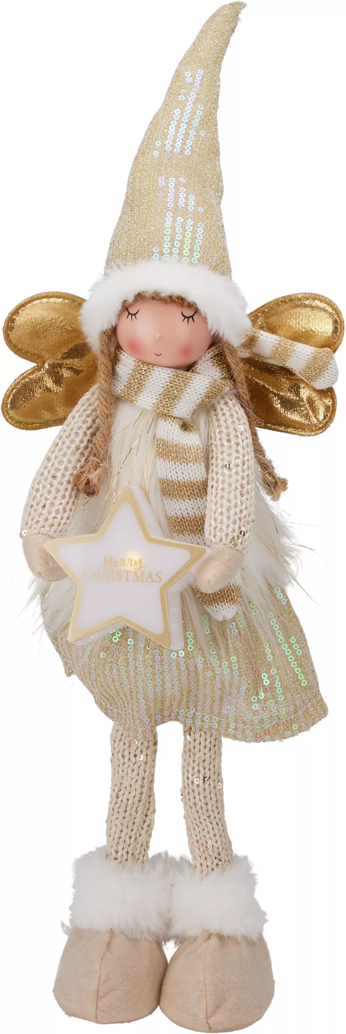 Lutin fille à étoile LED CHRISTMAS