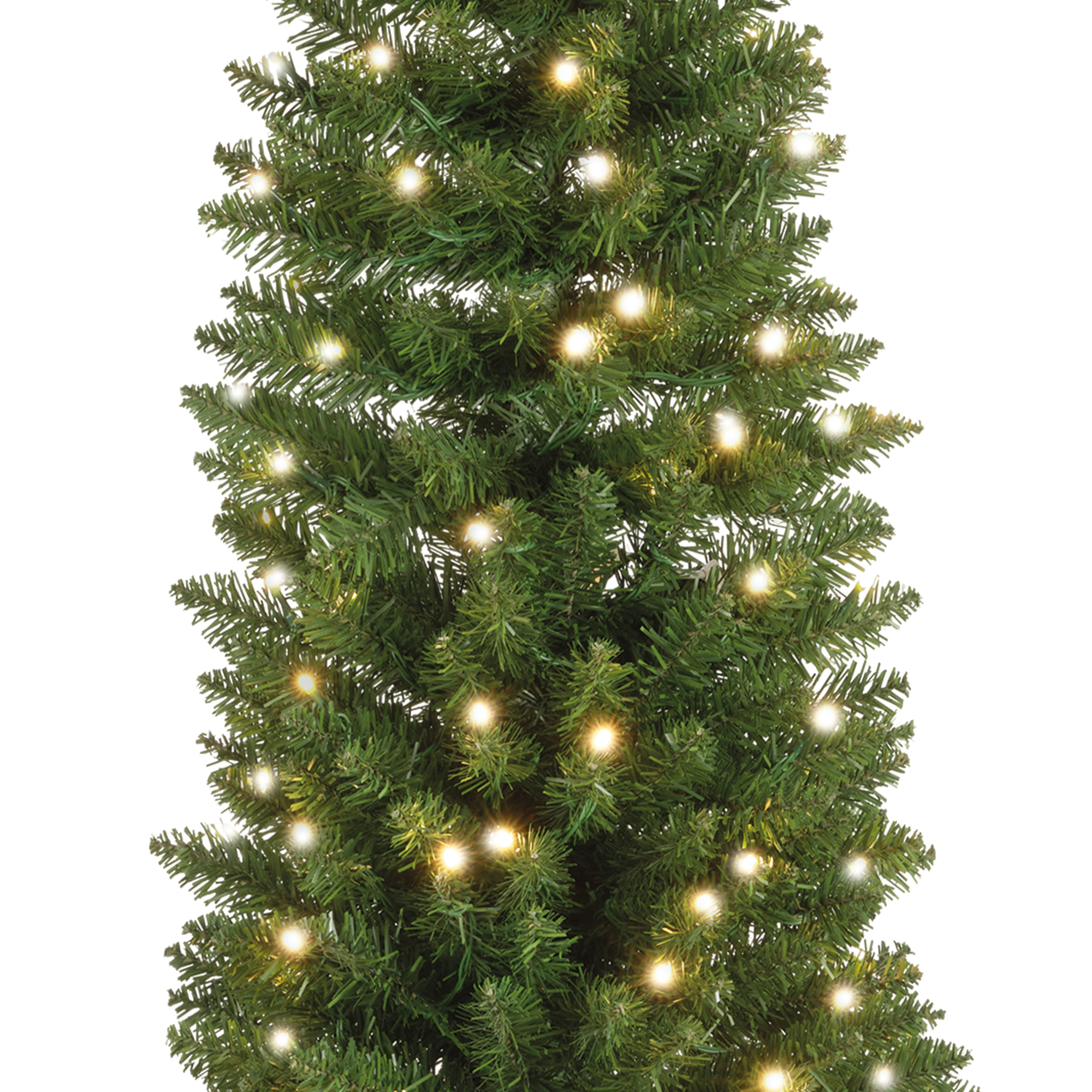 Sapin 210 cm avec guirlande LED PENCIL KIEFER
