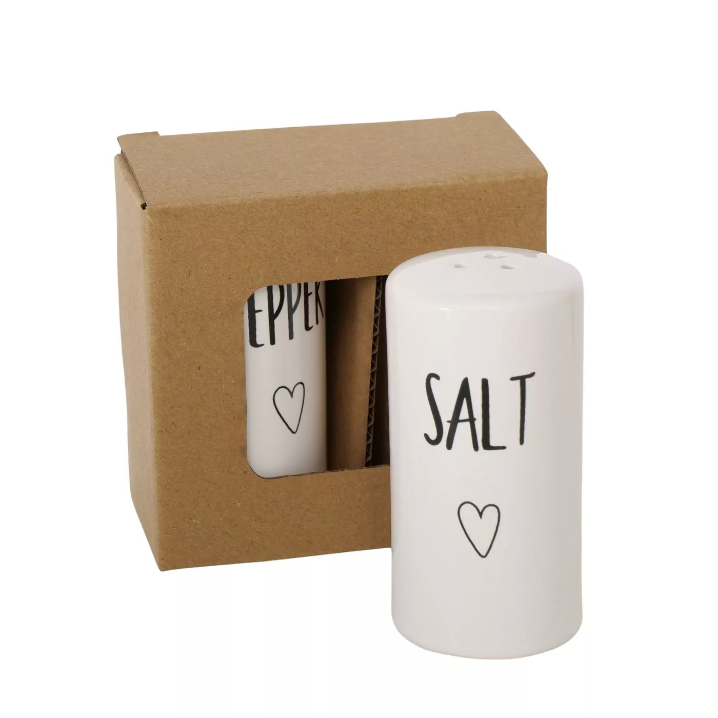 Lot de 2 pièces salière et poivrière STANTON