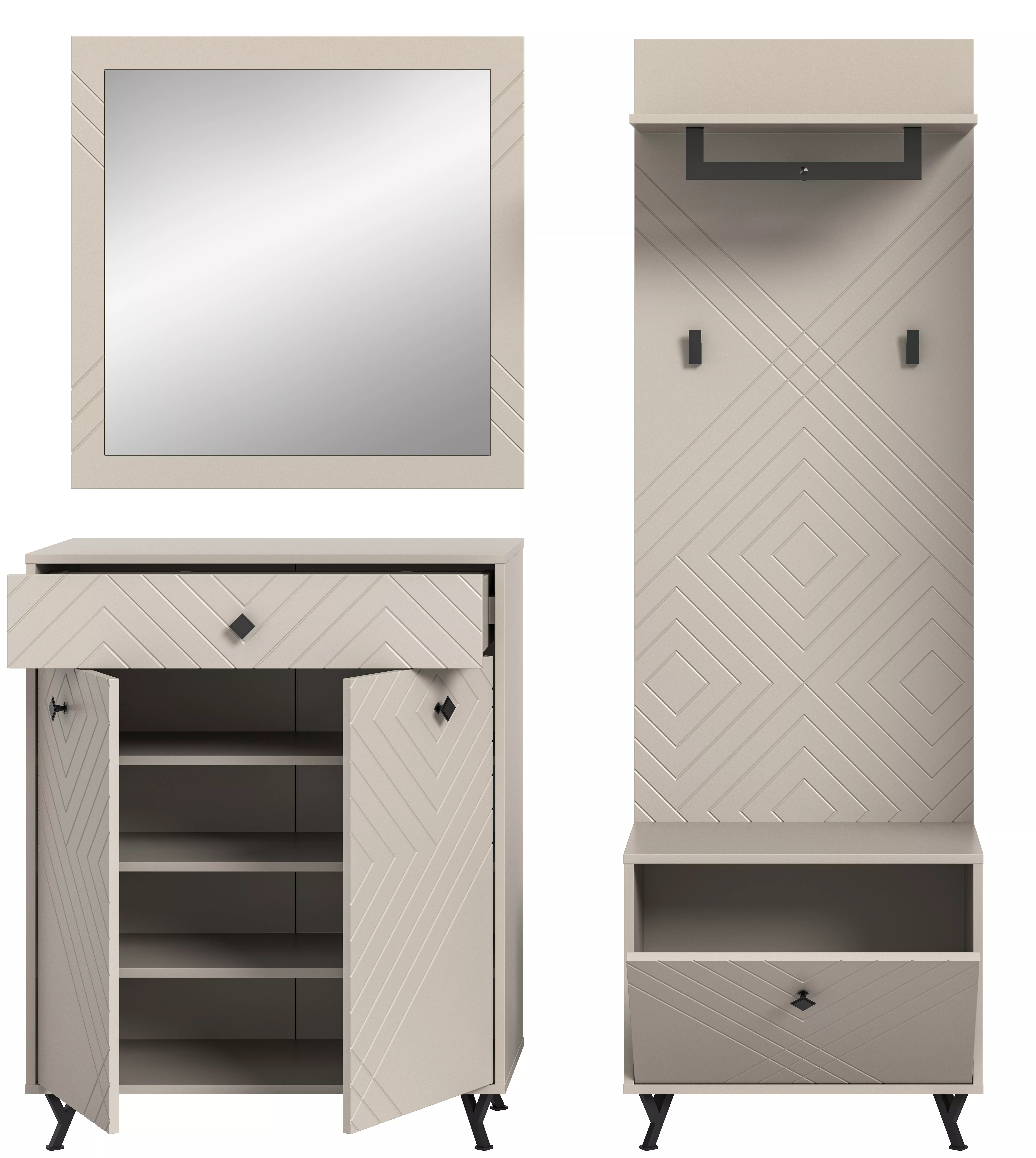 Vestiaire combiné 4 éléments TAPI