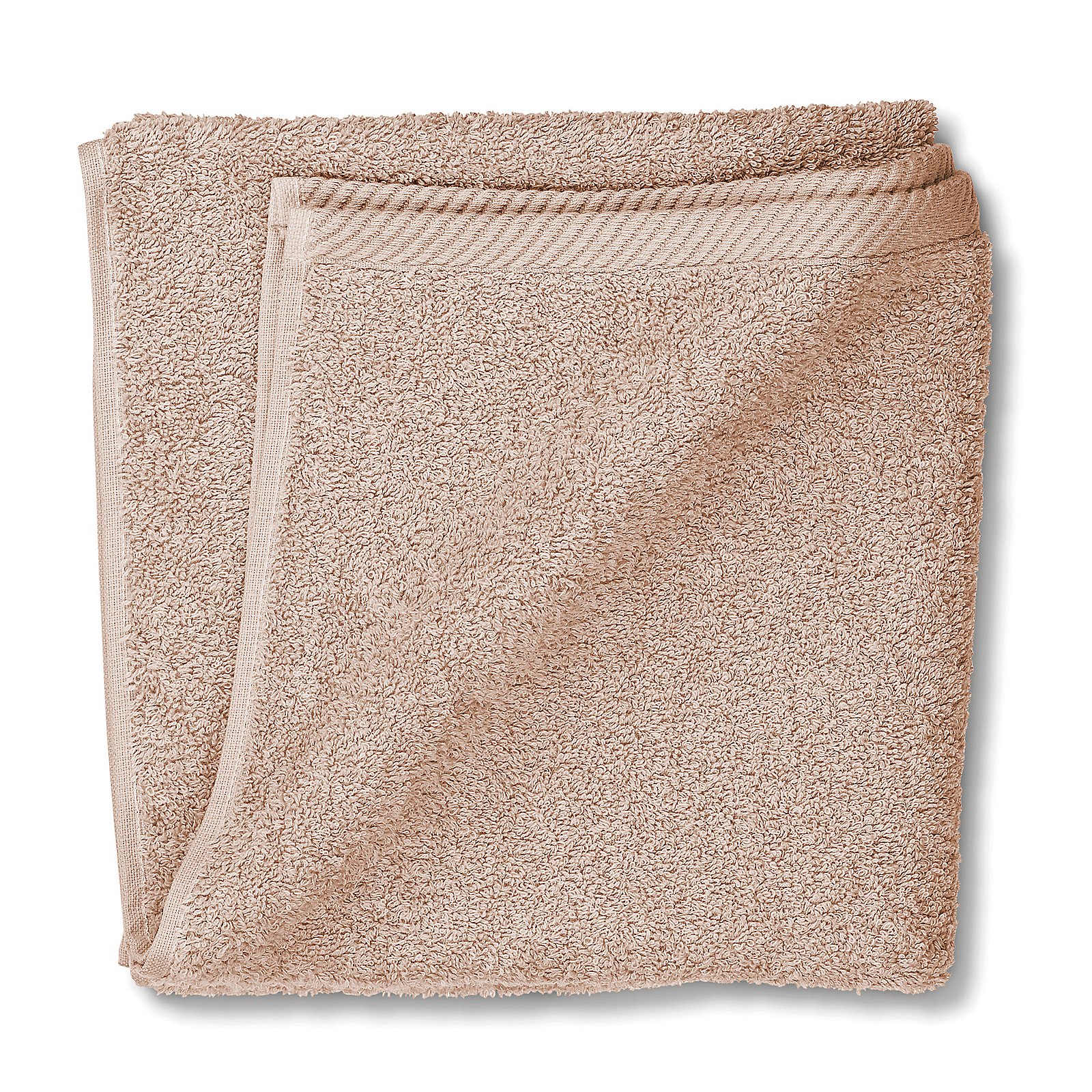 Serviette éponge rose clair LADESSA