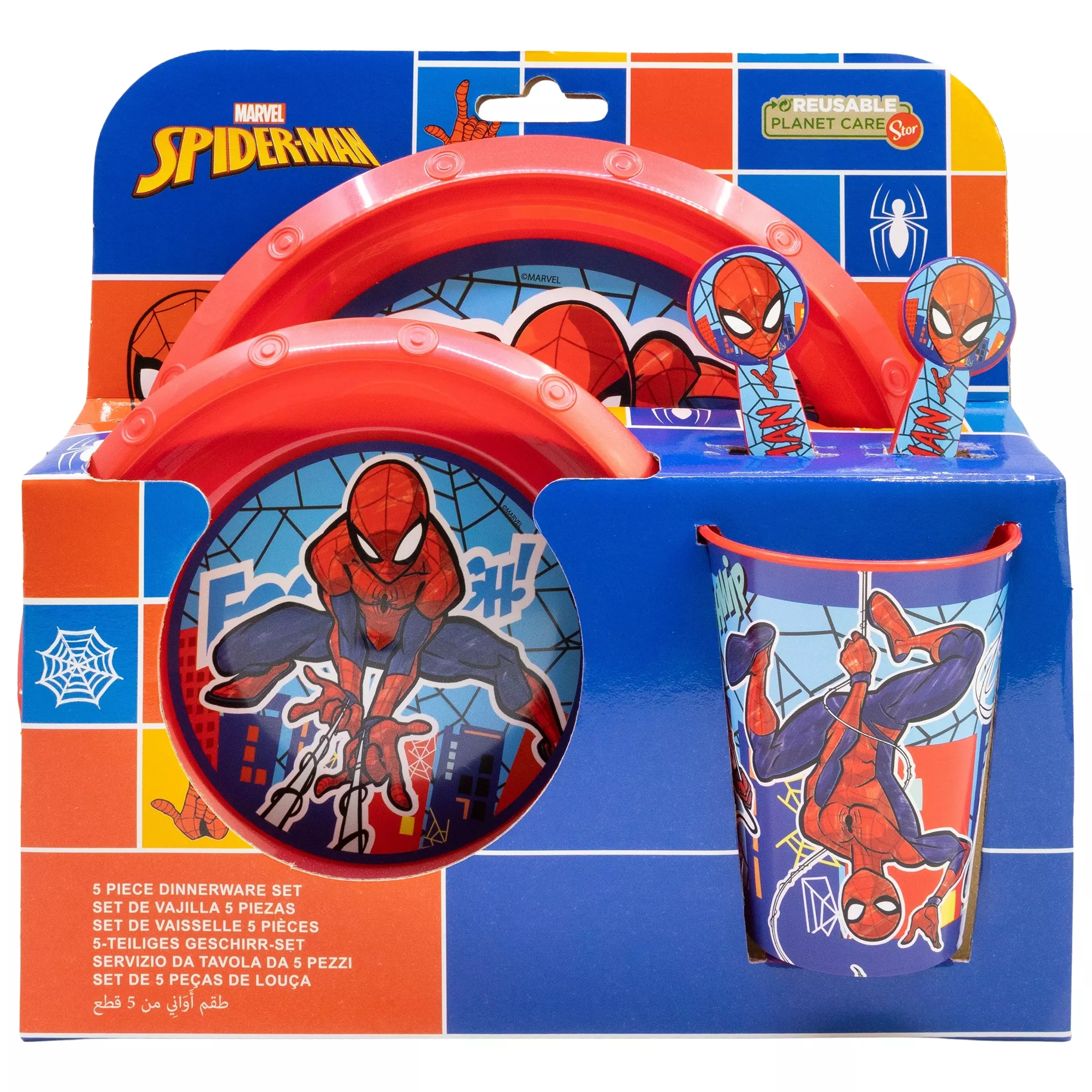 Geschirr-Set 5tlg. Spiderman SPIDERMAN