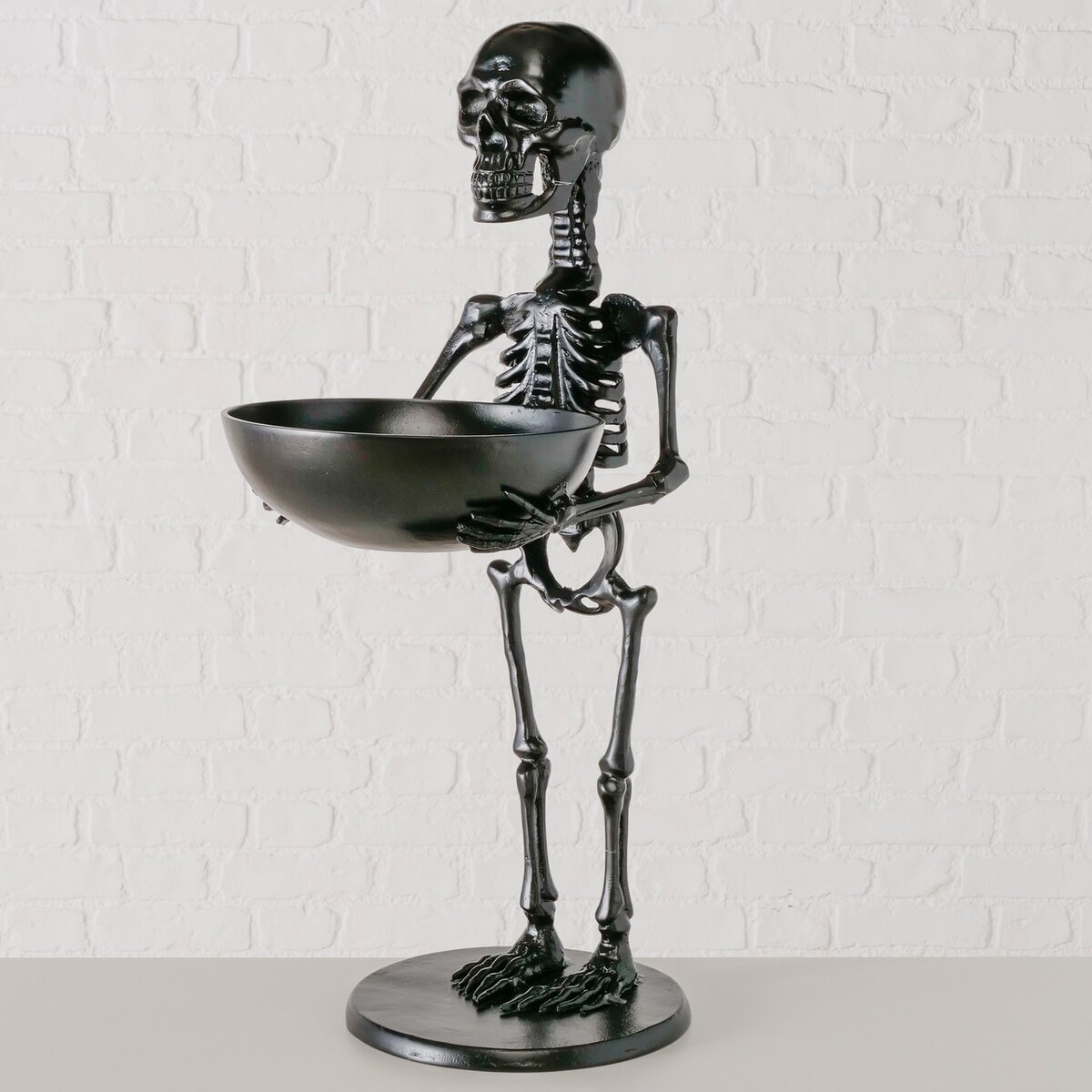 Figur mit Sektkühler Skelett SKELI