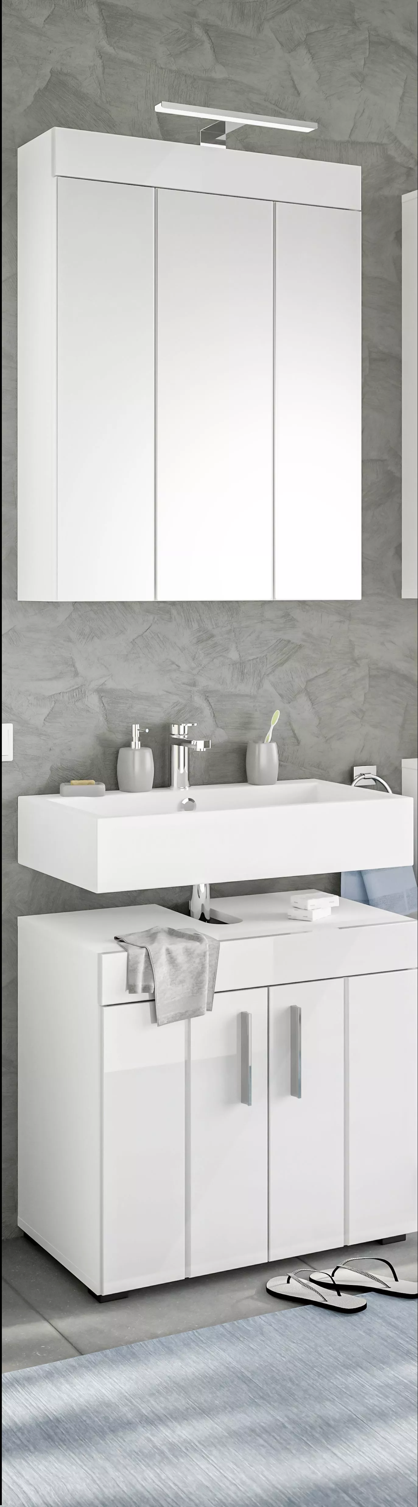 Salle de bains combinée 2 éléments SEKOTA