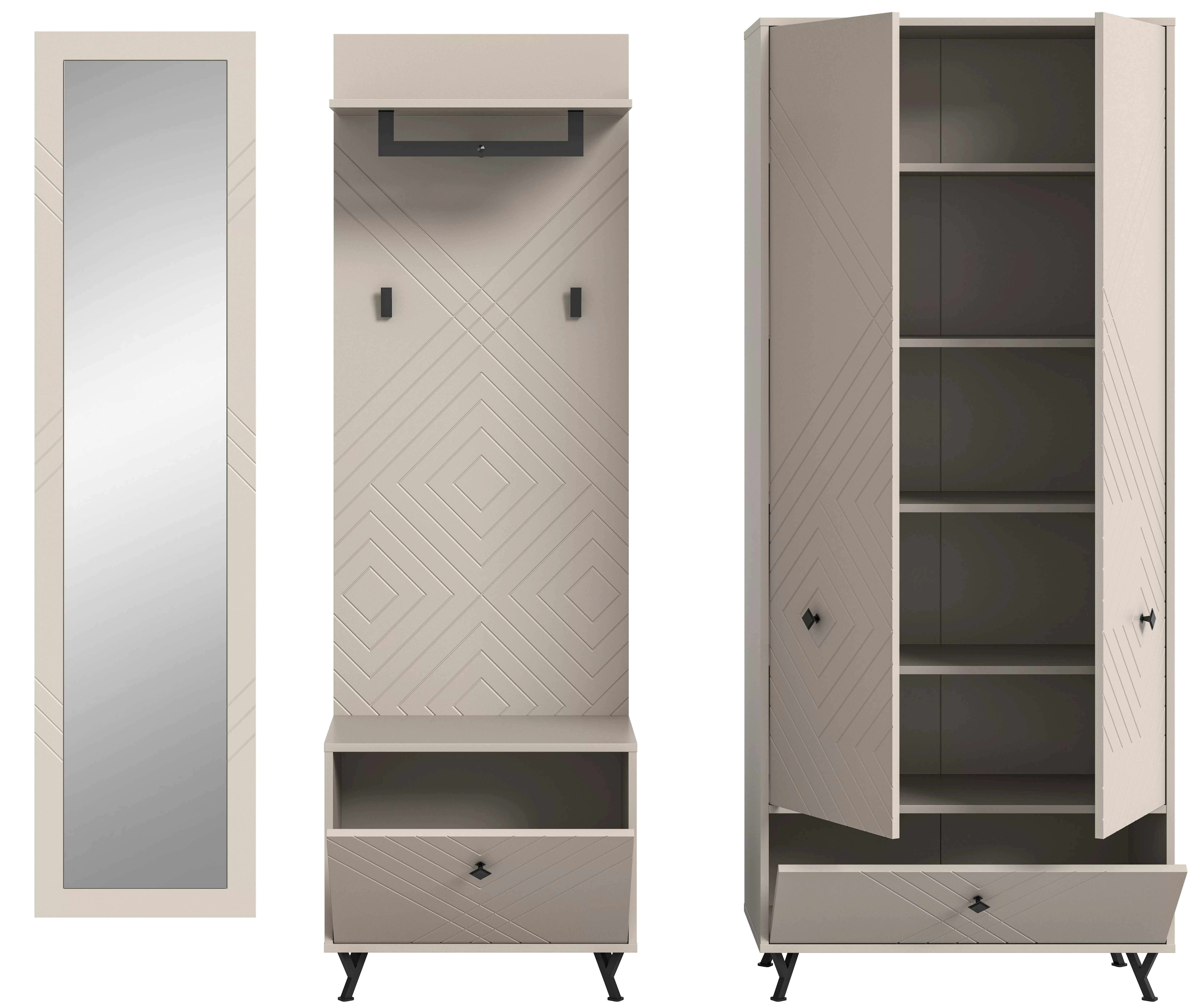 Vestiaire combiné 4 éléments TAPI