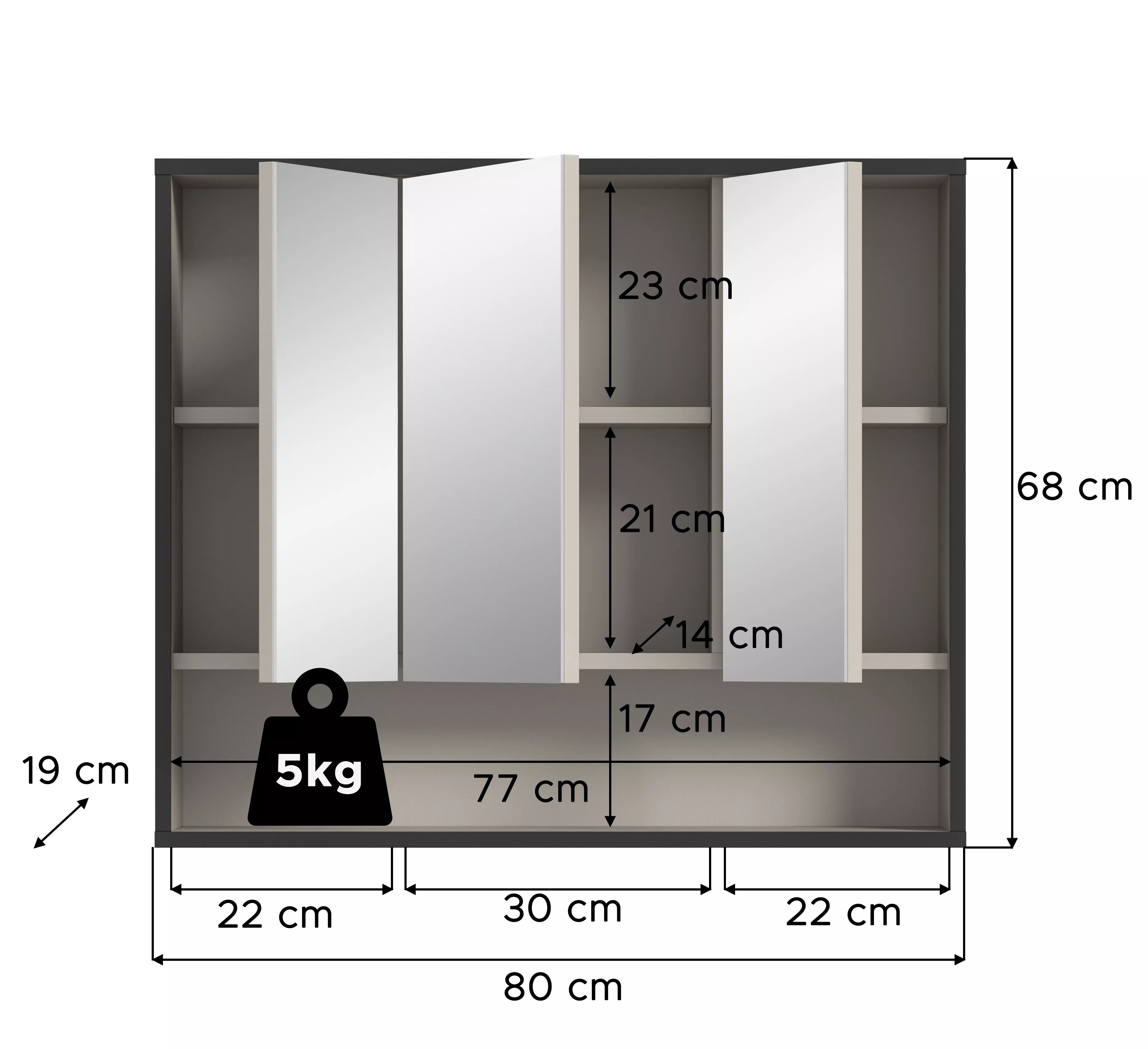 Spiegelschrank BAGNO