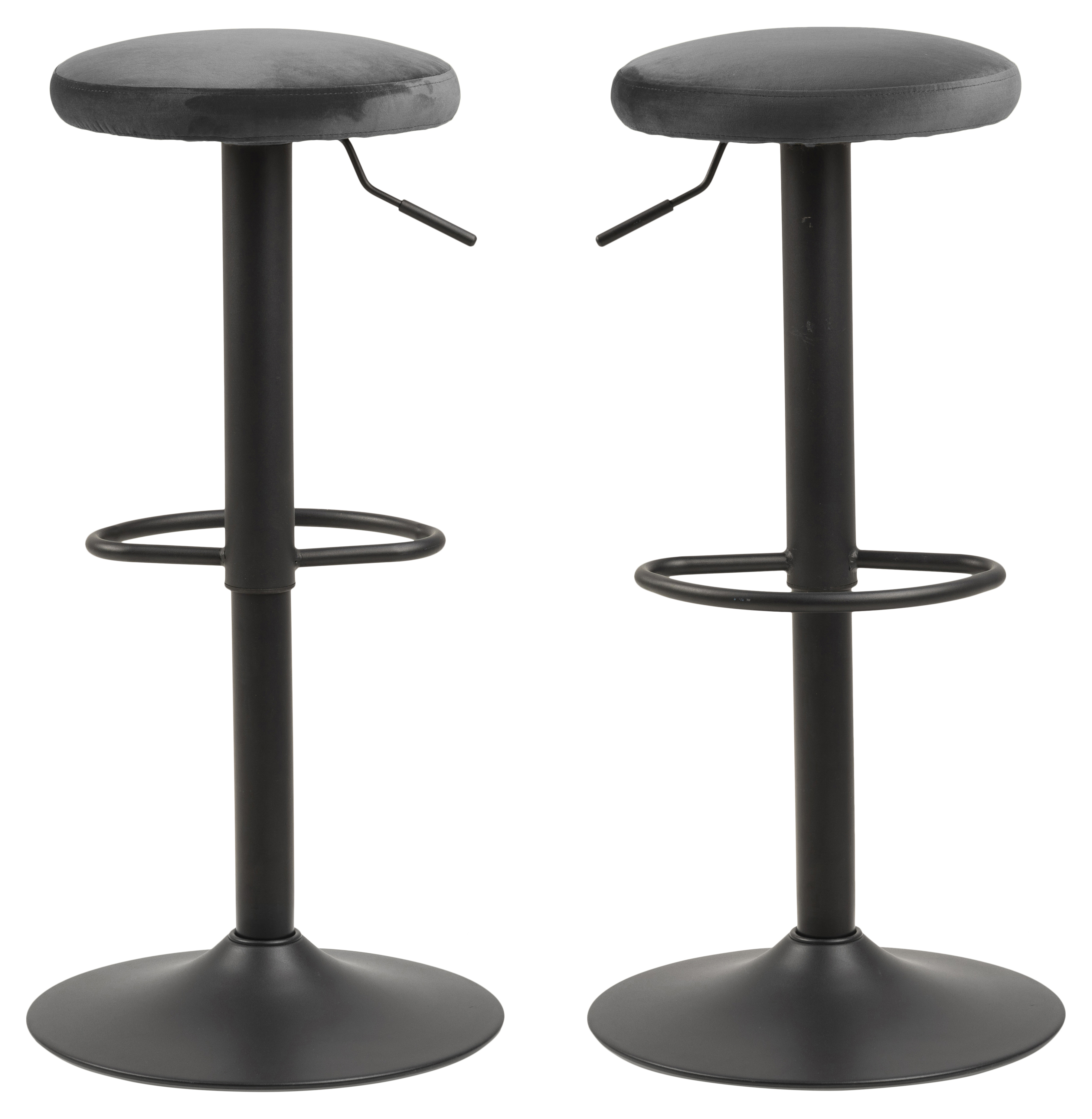 Lot de 2 tabourets de bar FINCH