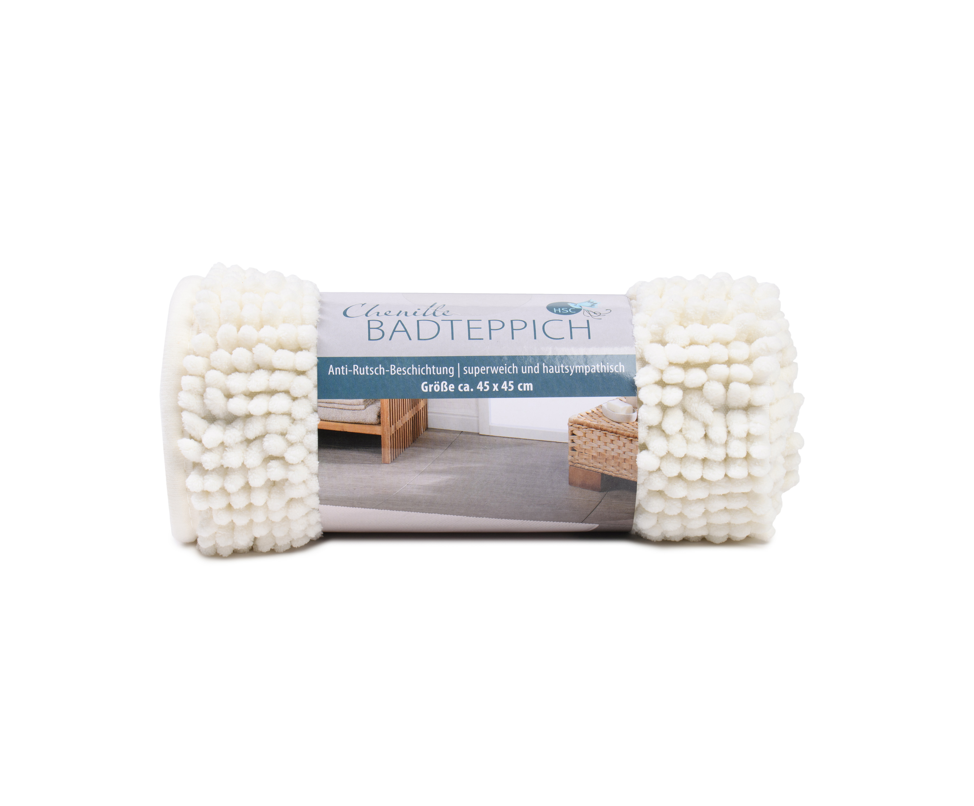 Tapis de bain en microfibre chenille CHELSEA