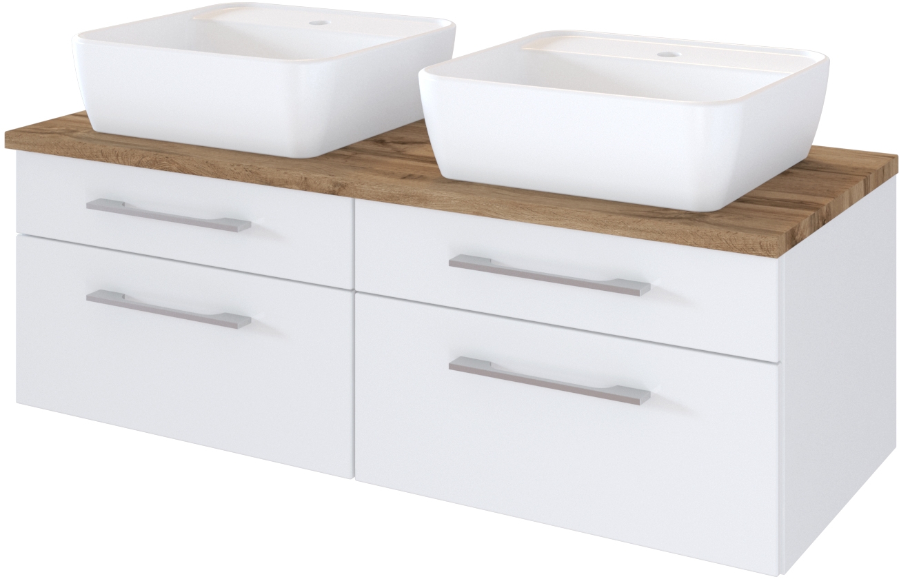 Meuble sous vasque 120 avec vasque à poser DAVOS Meuble sous vasque 120 avec vasque à poser DAVOS