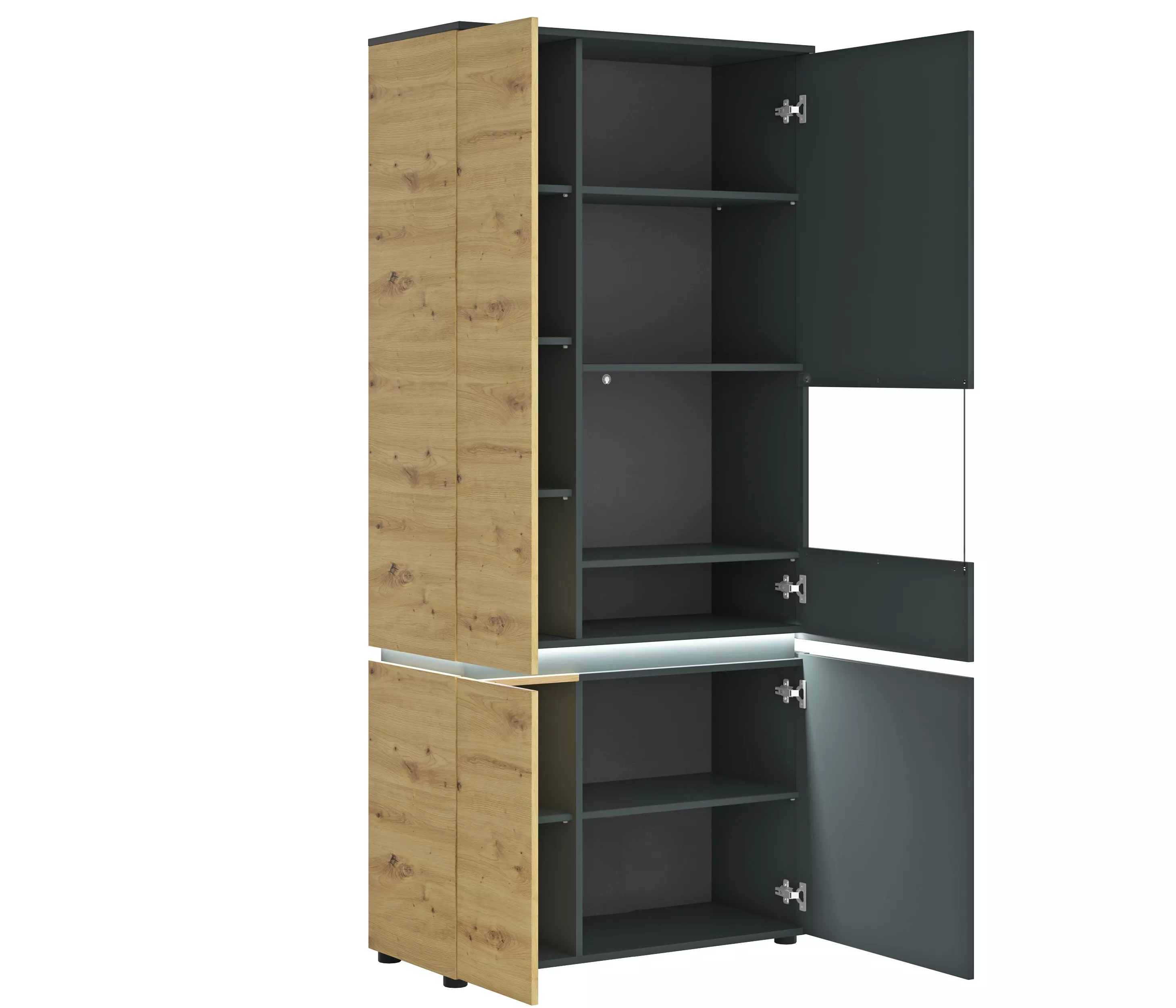 Meuble vitrine droit LUCI