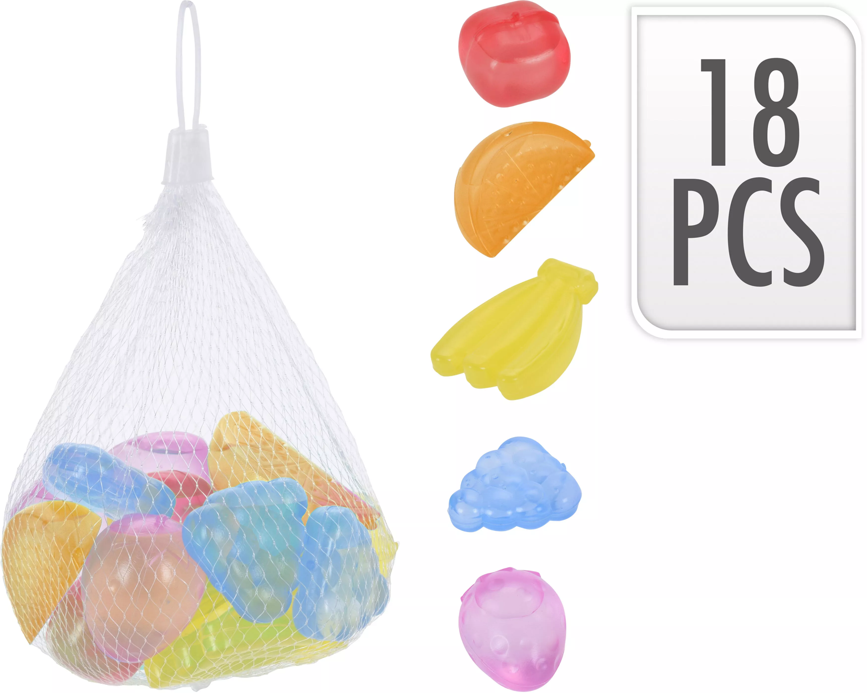 Lot de 18 glaçons fruits en filet EH Lot de 18 glaçons fruits en filet EH
