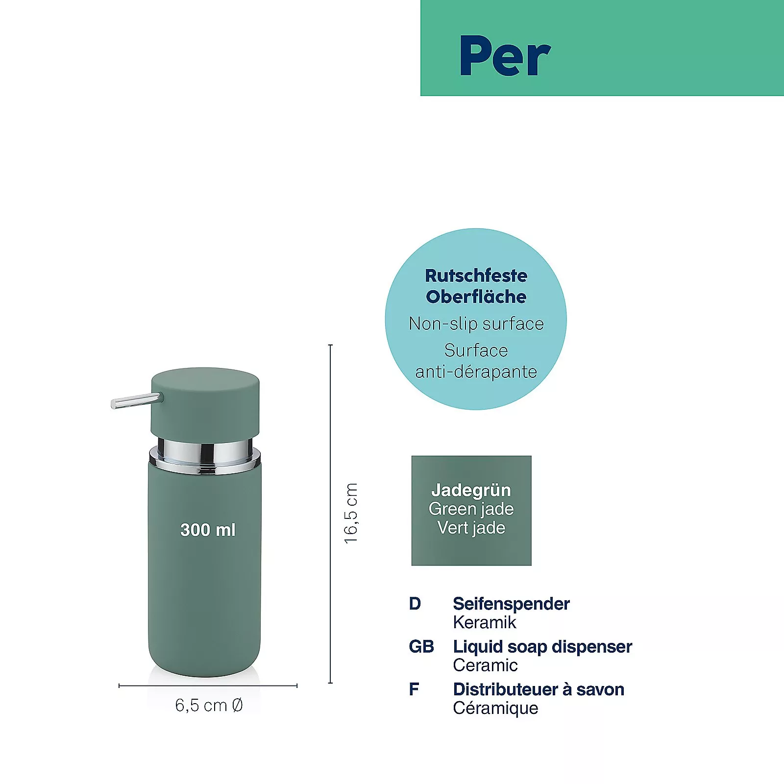 Distributeur à savon PER