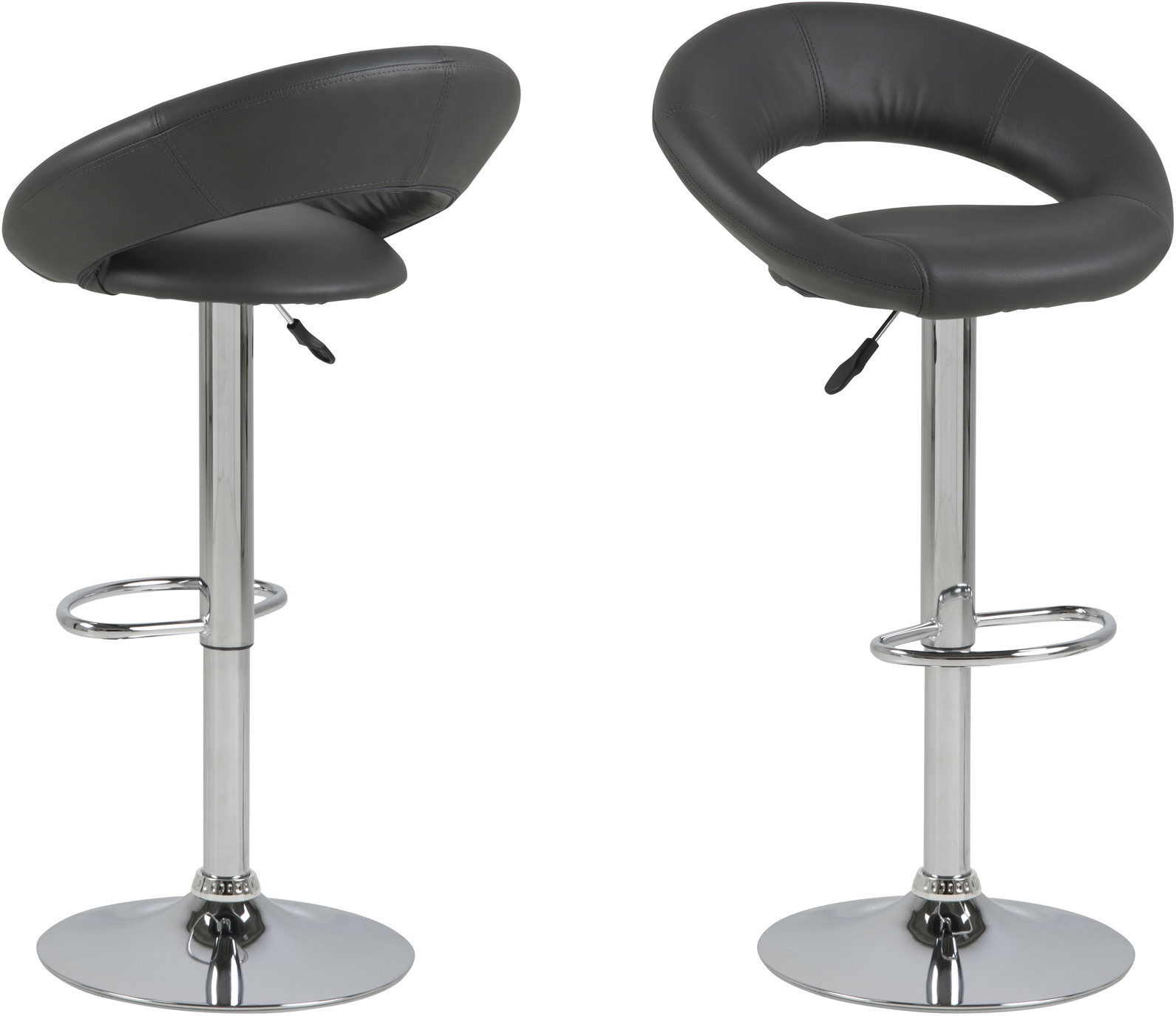 Lot de 2 tabourets de bar PLUMP