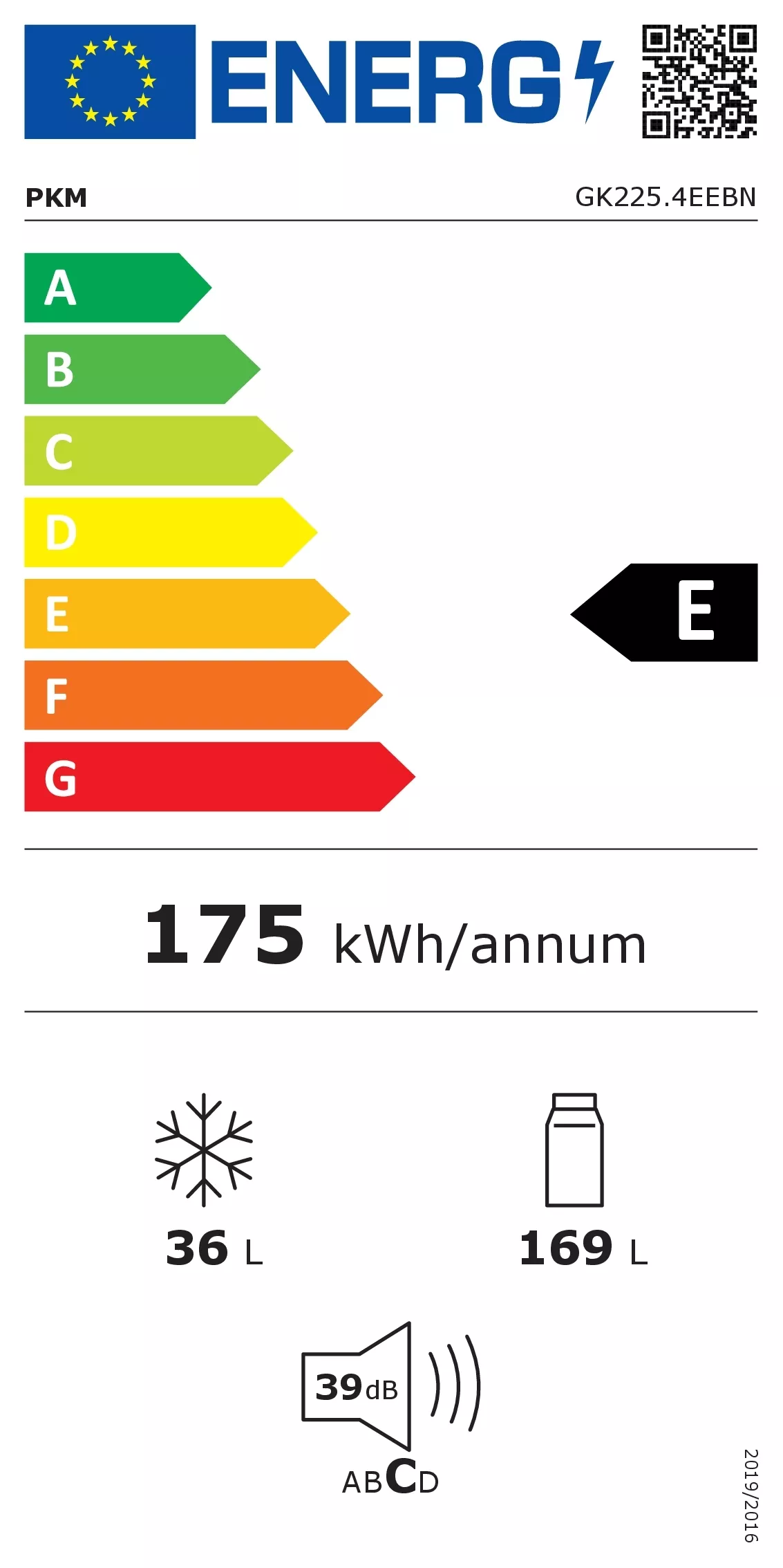 Réfrigérateur encastrable GK225.4EEBN