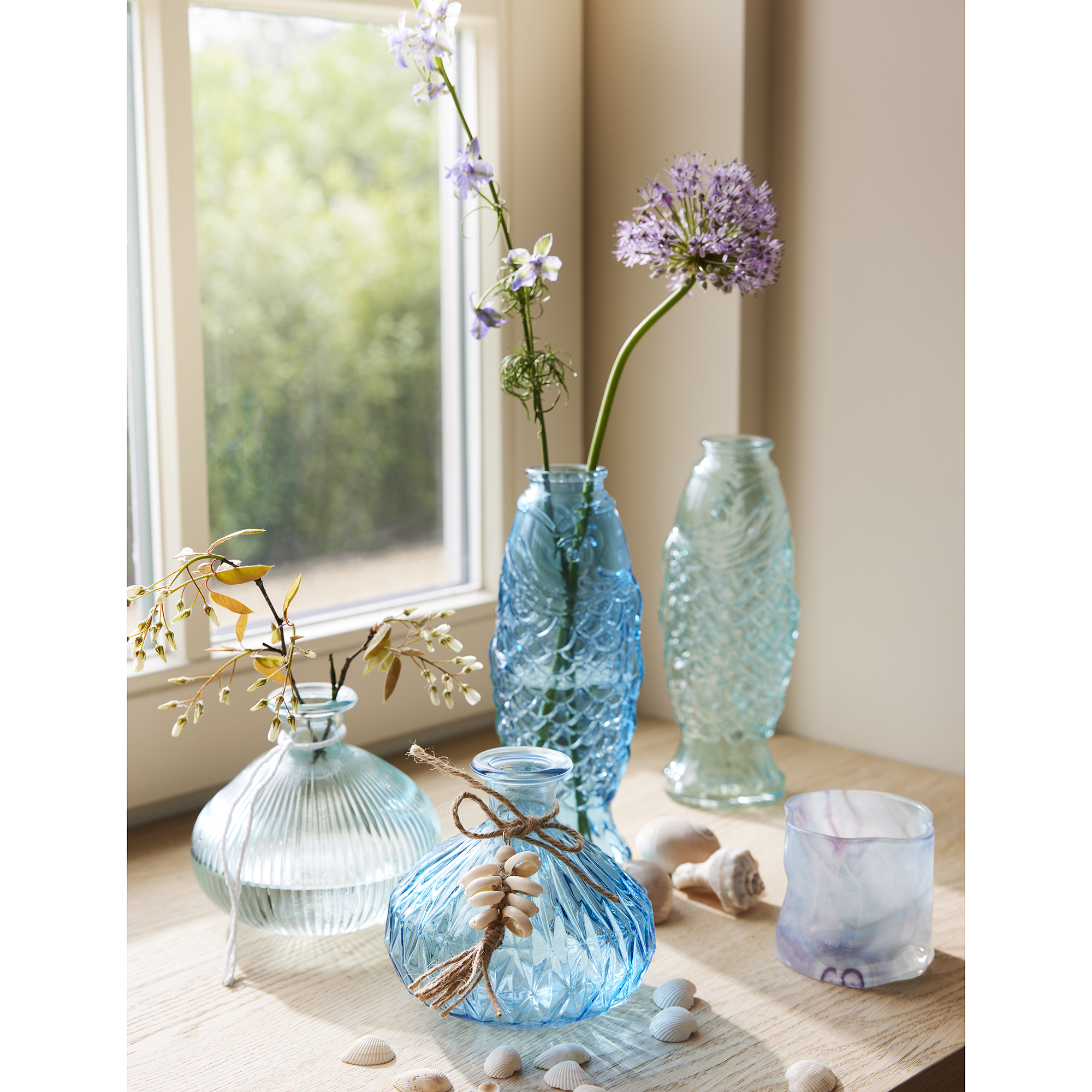 Vase en verre poisson MARITIM
