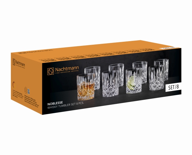 Lot de 8 verres à whisky NOBLESSE Lot de 8 verres à whisky NOBLESSE