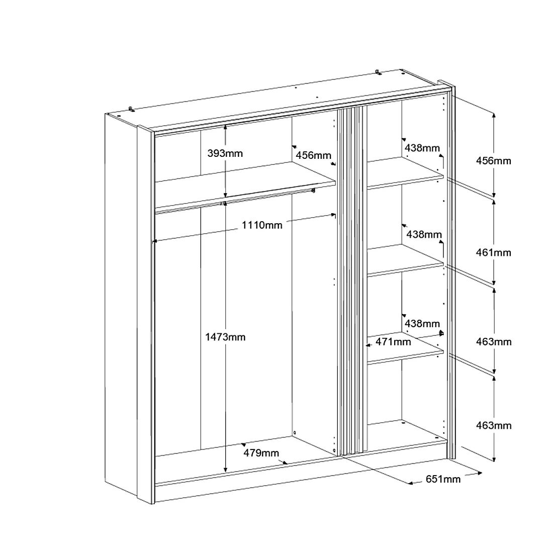 Kleiderschrank ESCALE 1 Kleiderschrank ESCALE 1