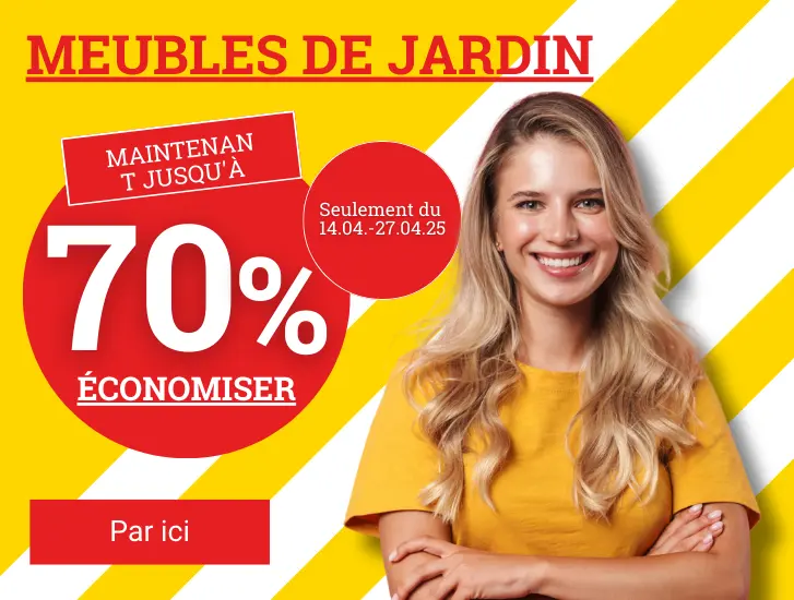 Meubles de jardin - Economisez maintenant jusqu'à 70% !