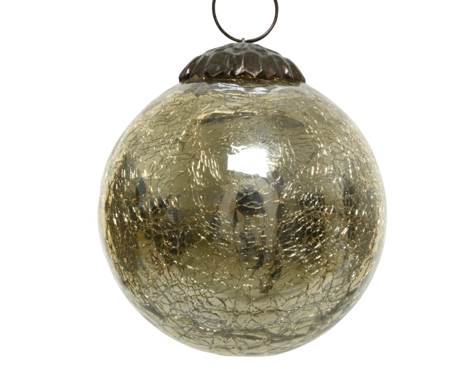 Boule en verre Crackle