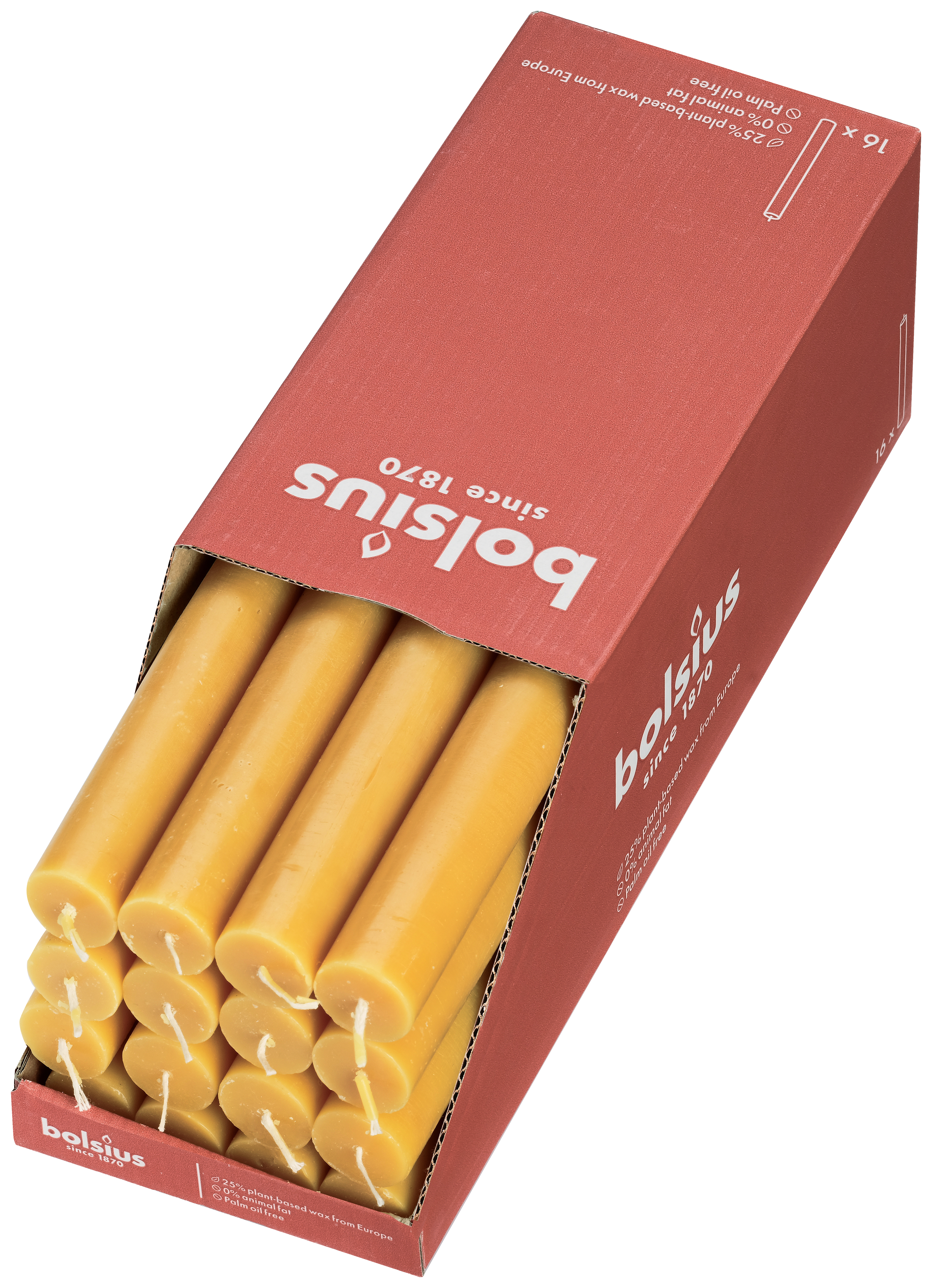 Bougie chandelle rustique ton jaune miel Bougie chandelle rustique ton jaune miel