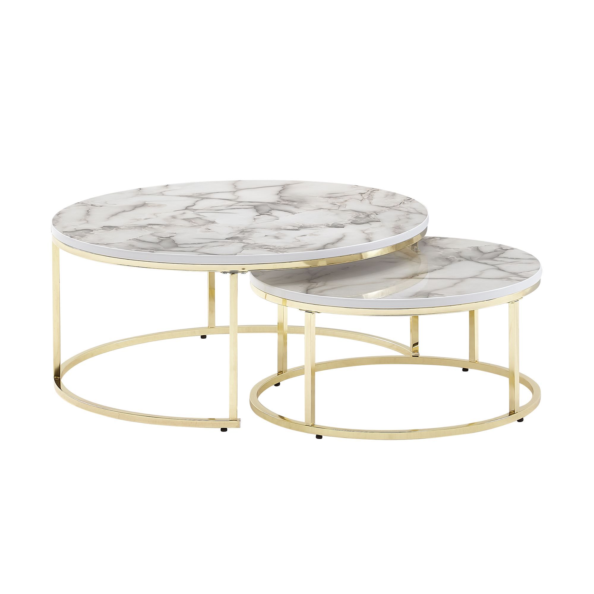 Lot de 2 tables basses LAM LUK KA Lot de 2 tables basses LAM LUK KA