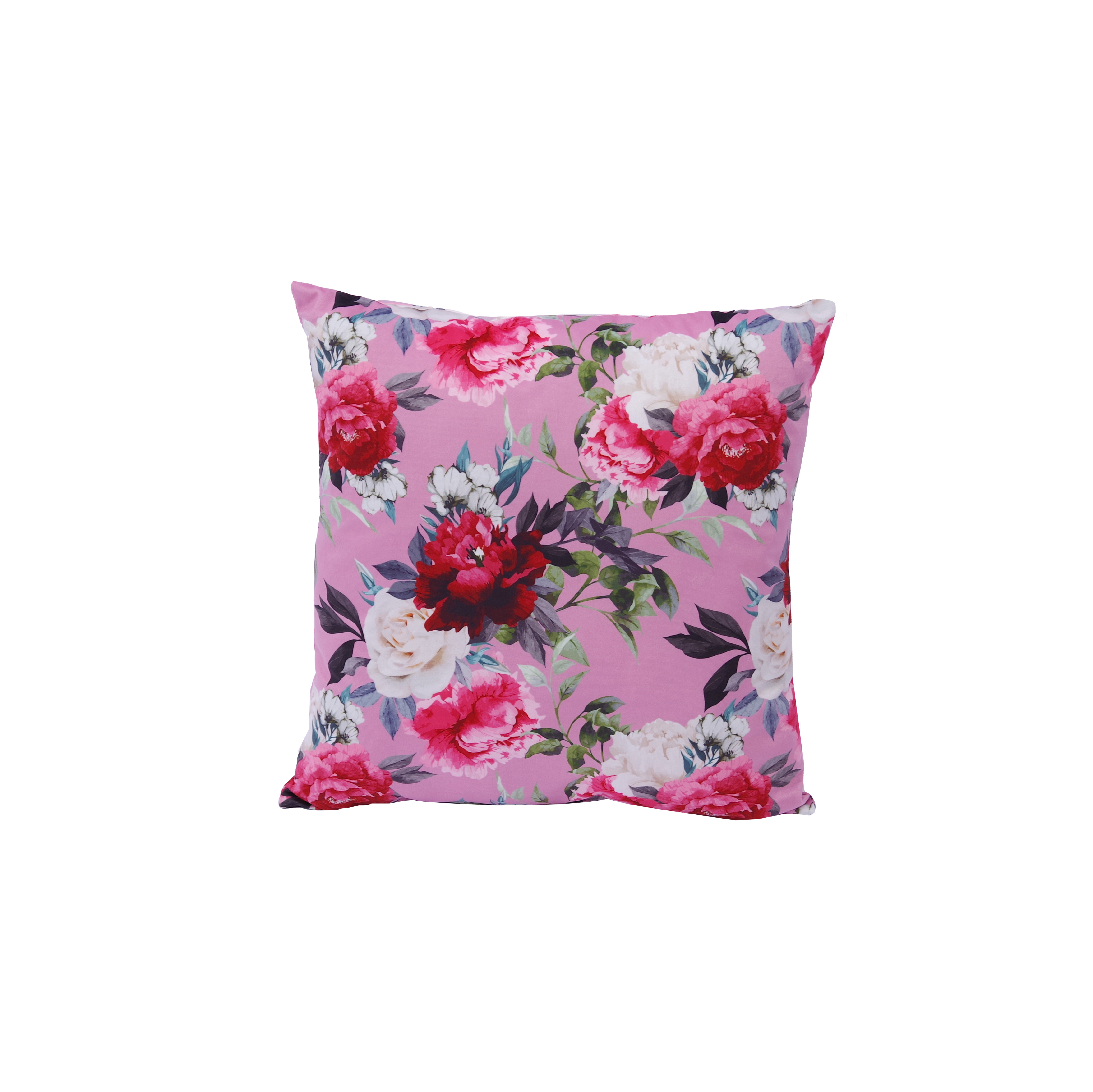 Housse de coussin 40x40cm vieux rose AMORE