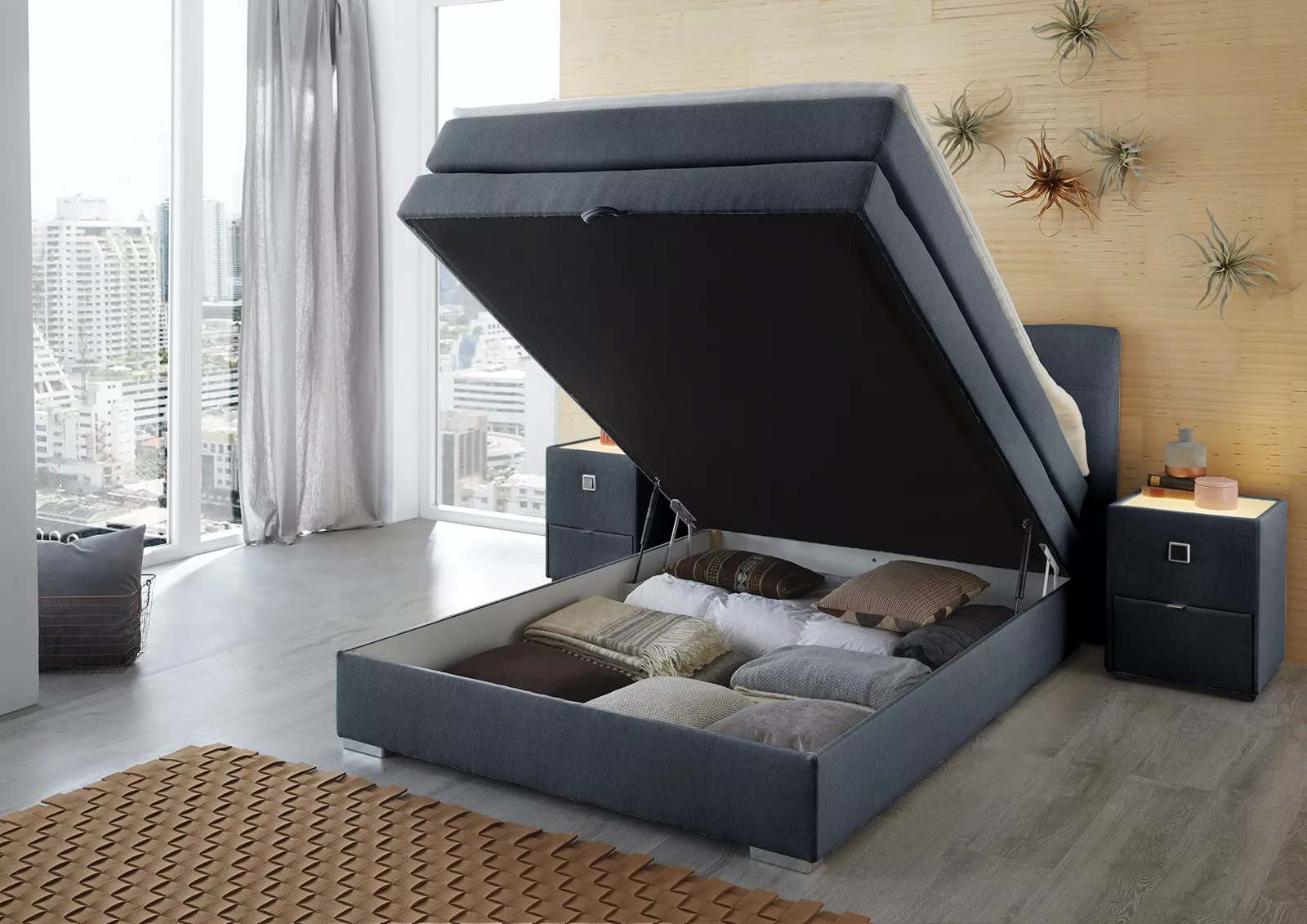Lit boxspring VALLY