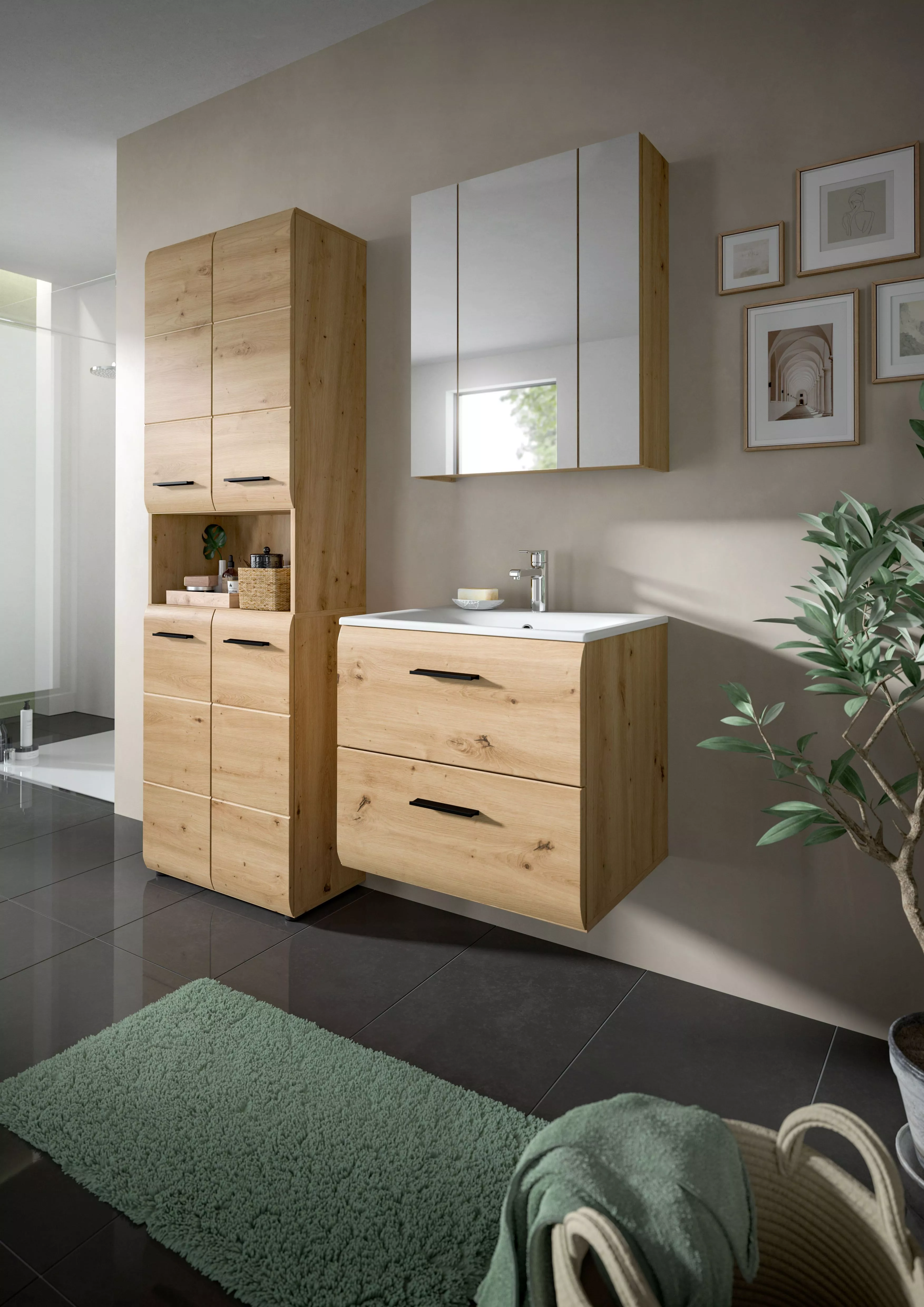 Waschbeckenunterschrank mit Waschbecken BONGA Waschbeckenunterschrank mit Waschbecken BONGA