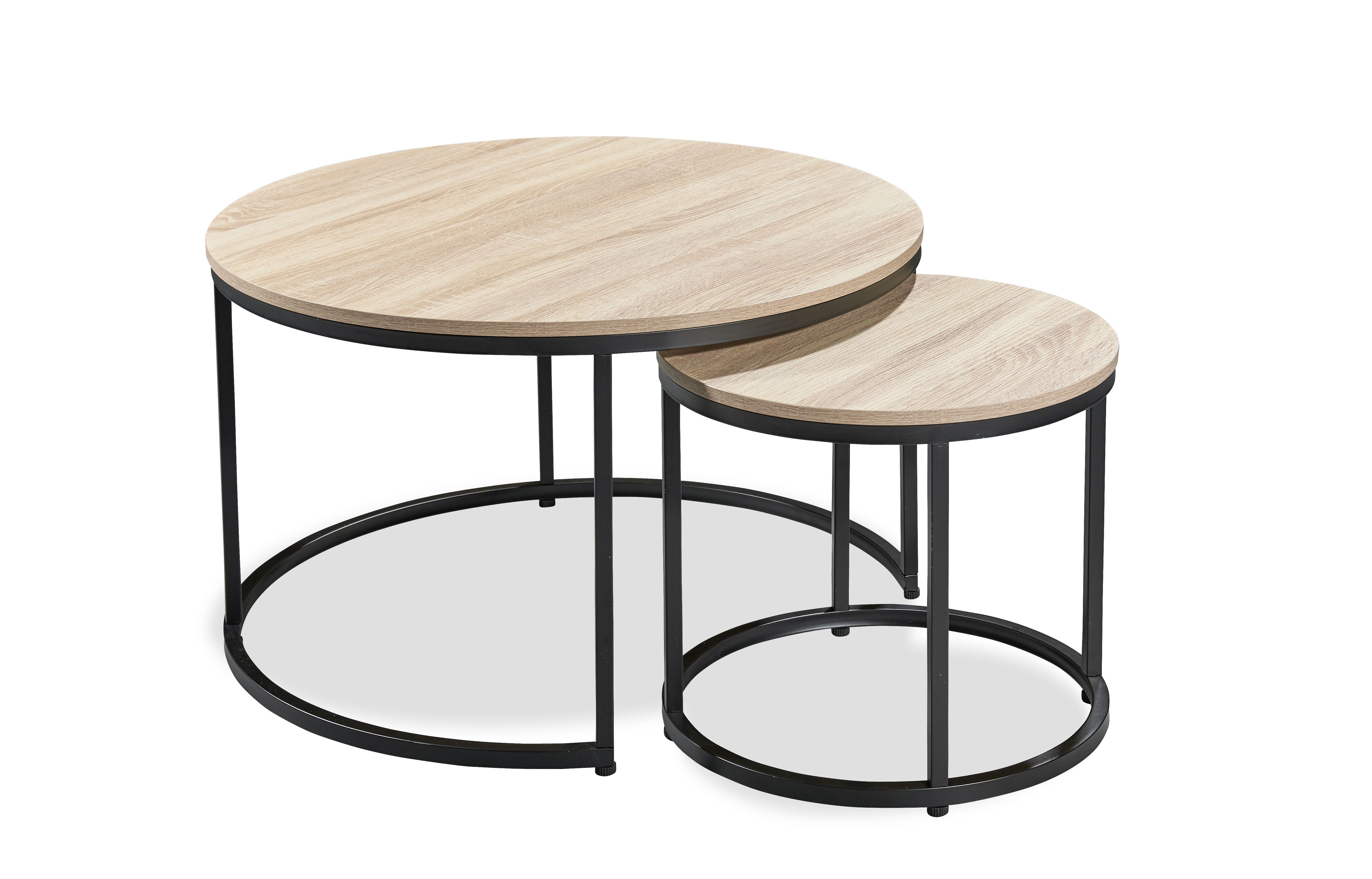 Lot de 2 tables basses CORLEONE Lot de 2 tables basses CORLEONE