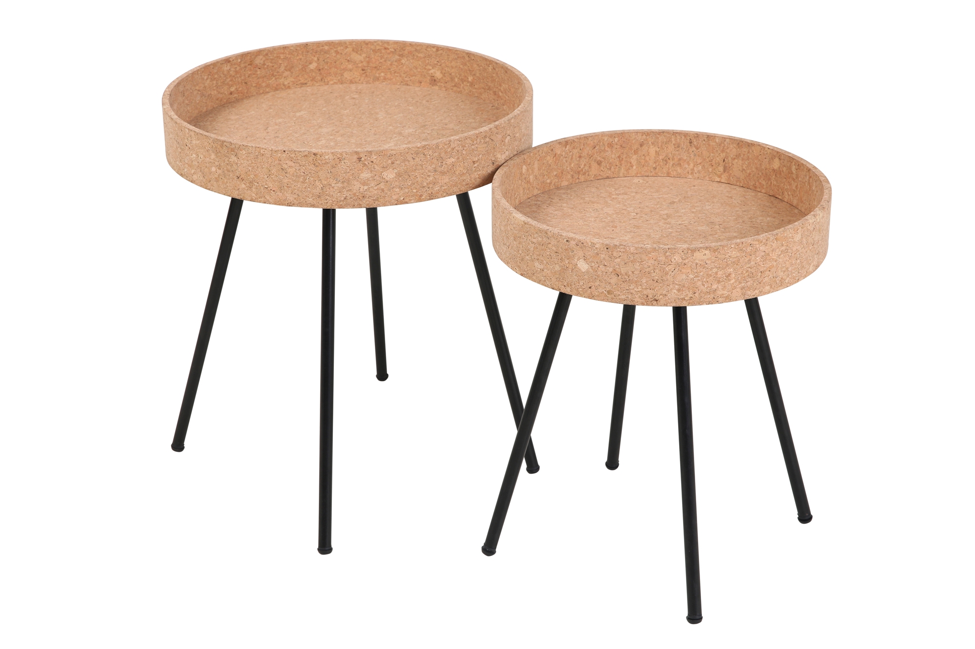 Lot de 2 tables d'appoint BARBENCON