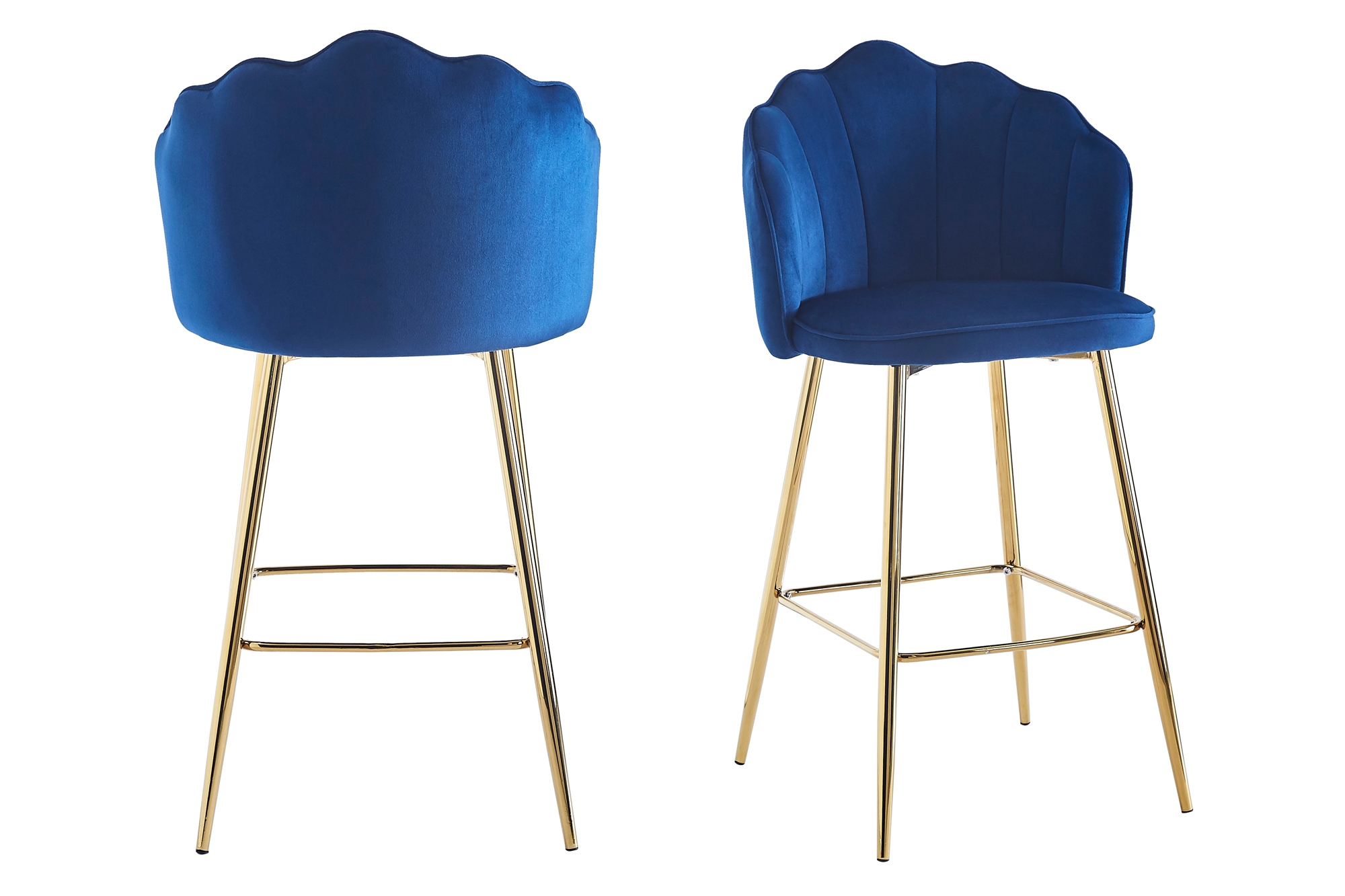 Lot de 2 tabourets de bar PADANG Lot de 2 tabourets de bar PADANG