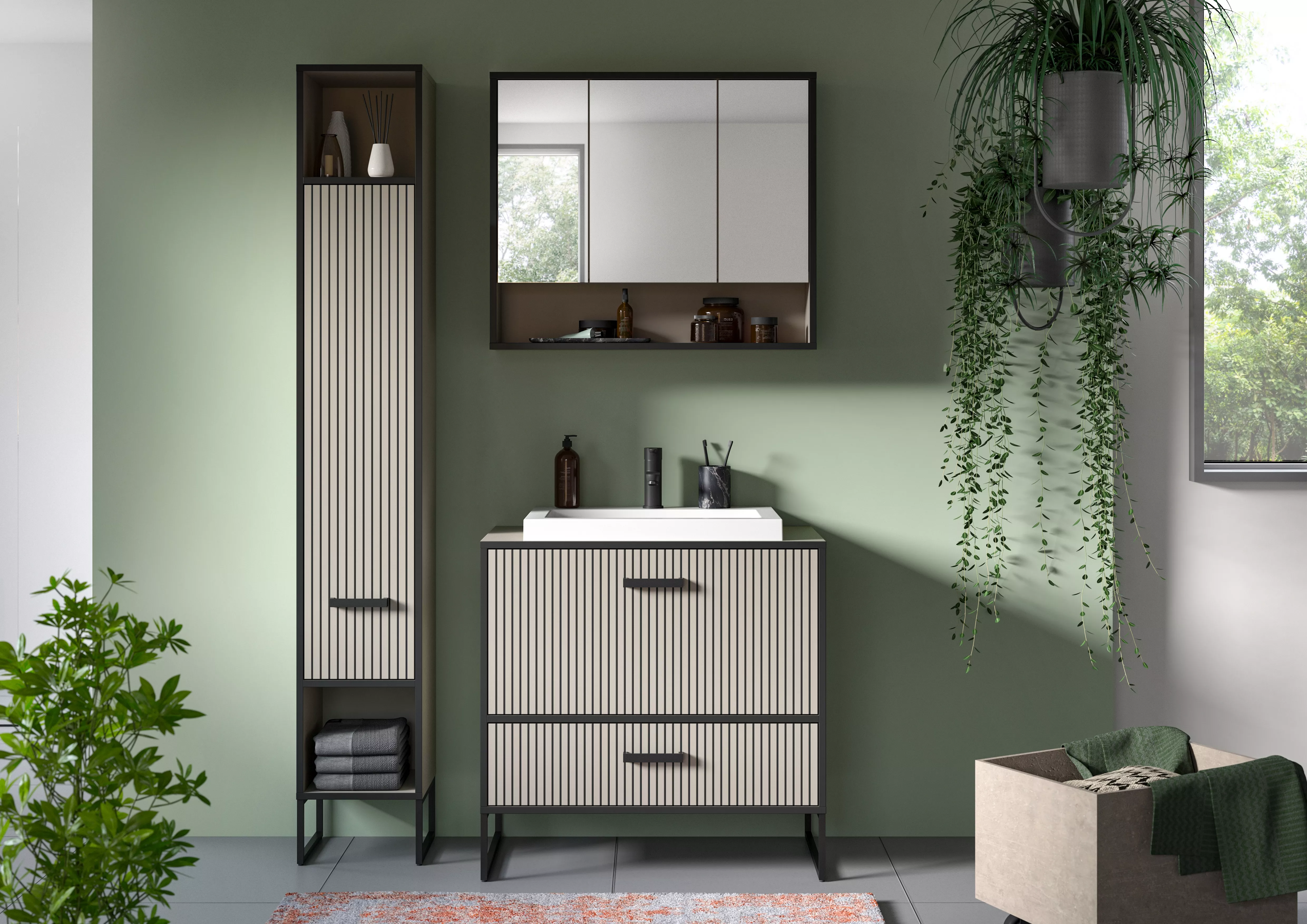 Badkombination 4-teilig BAGNO