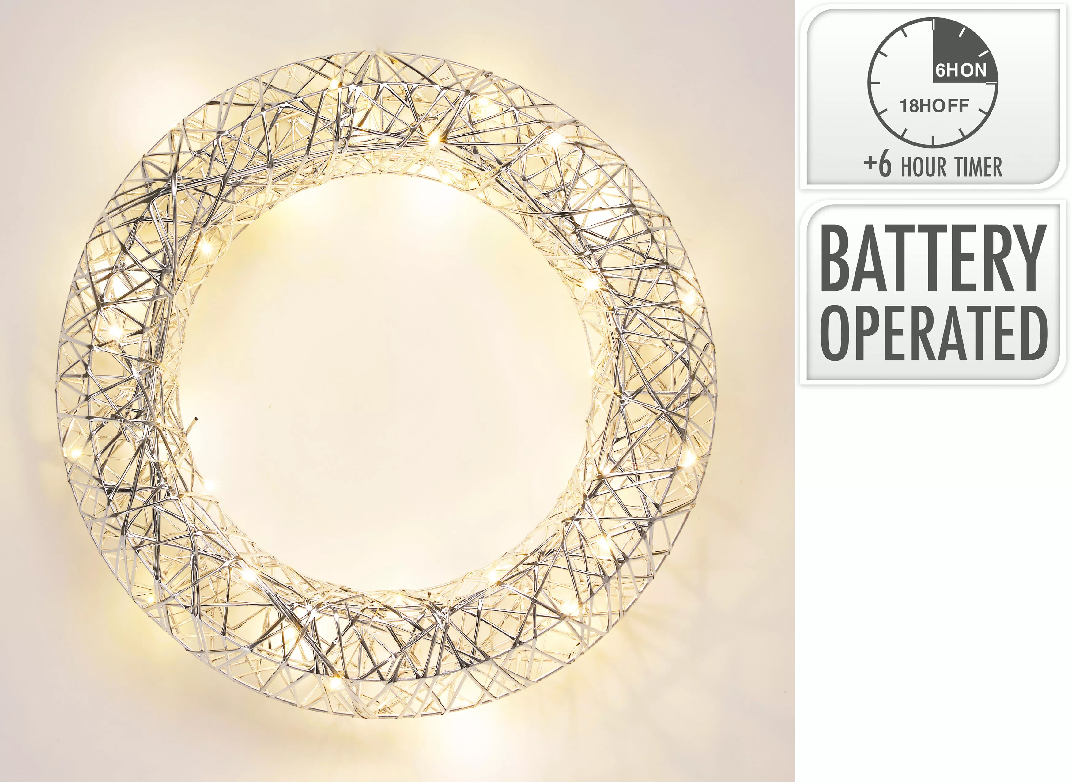 Couronne LED CHRISTMAS