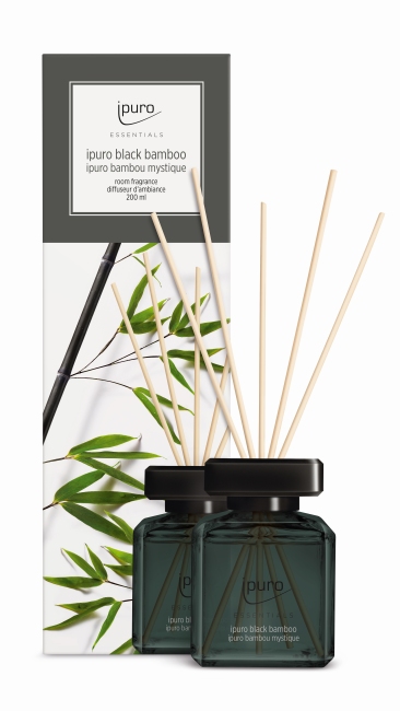 Diffuseur de parfum Ipuro  BLACK BAMBOO 200ML