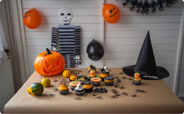 Décorations d'automne effrayantes pour Halloween Décorations d'automne effrayantes pour Halloween