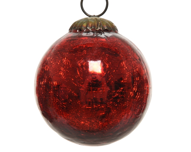 Boule en verre Crackle