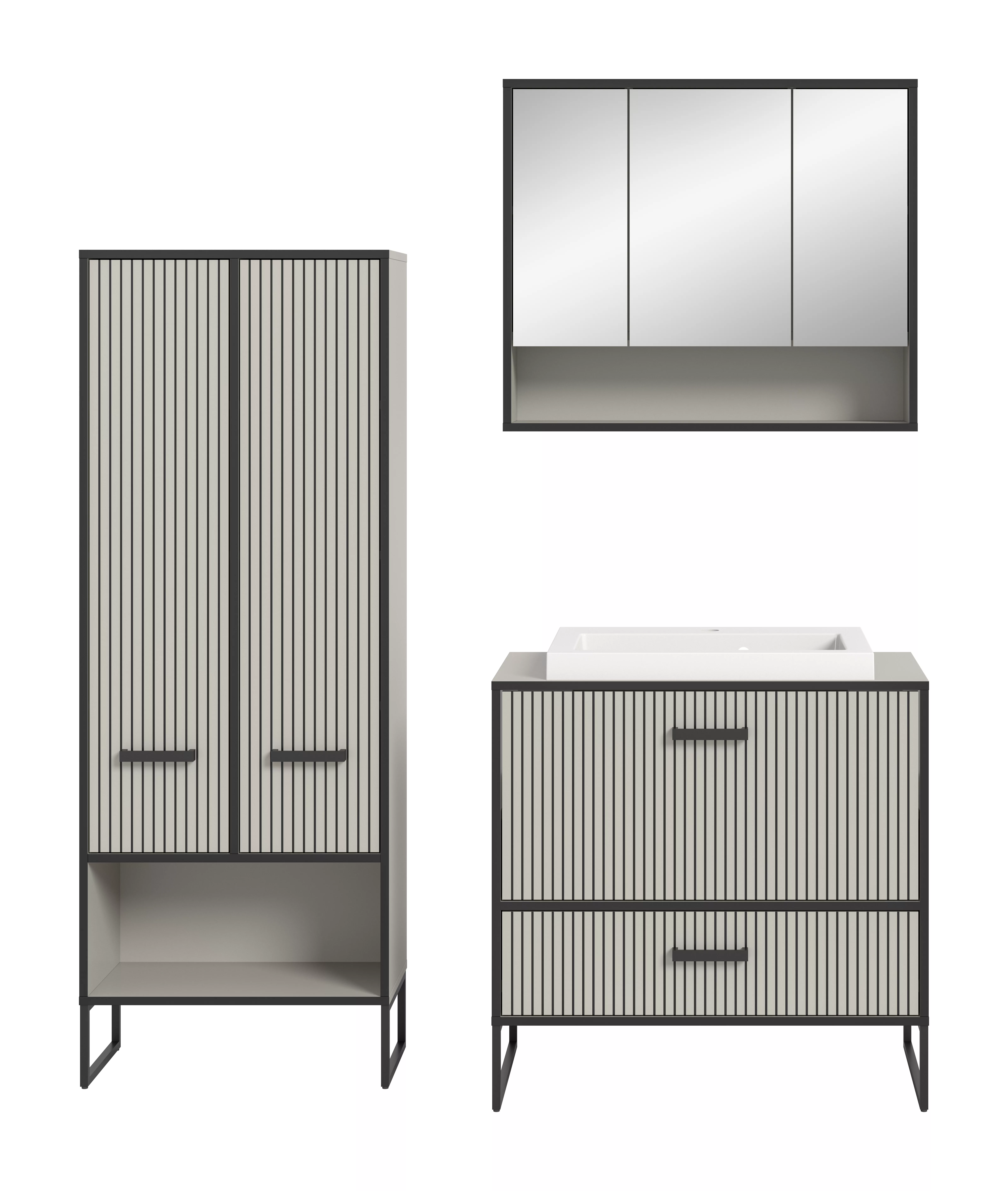 Badkombination 4-teilig BAGNO