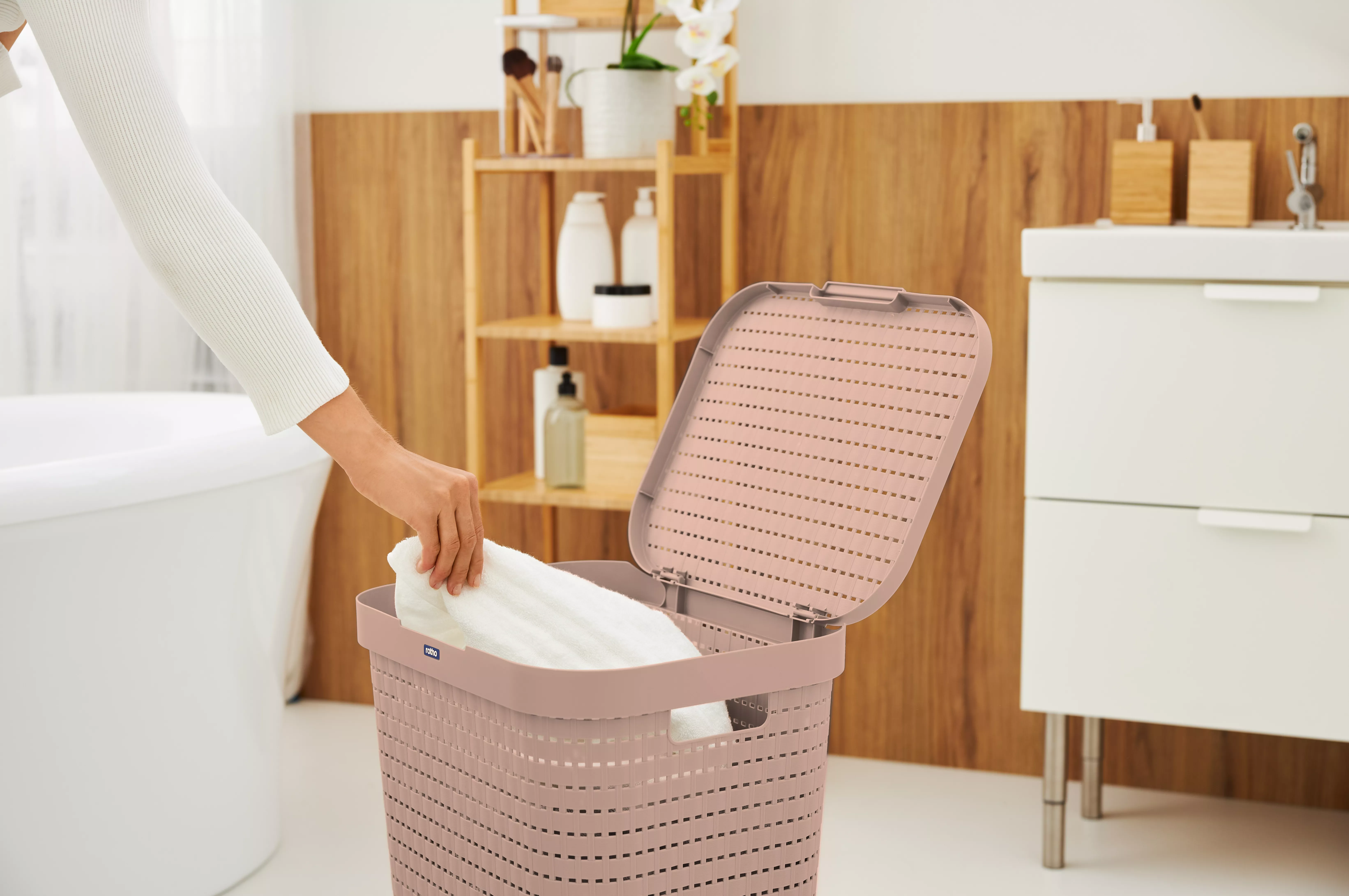 Panier à linge 55 litres  COUNTRY