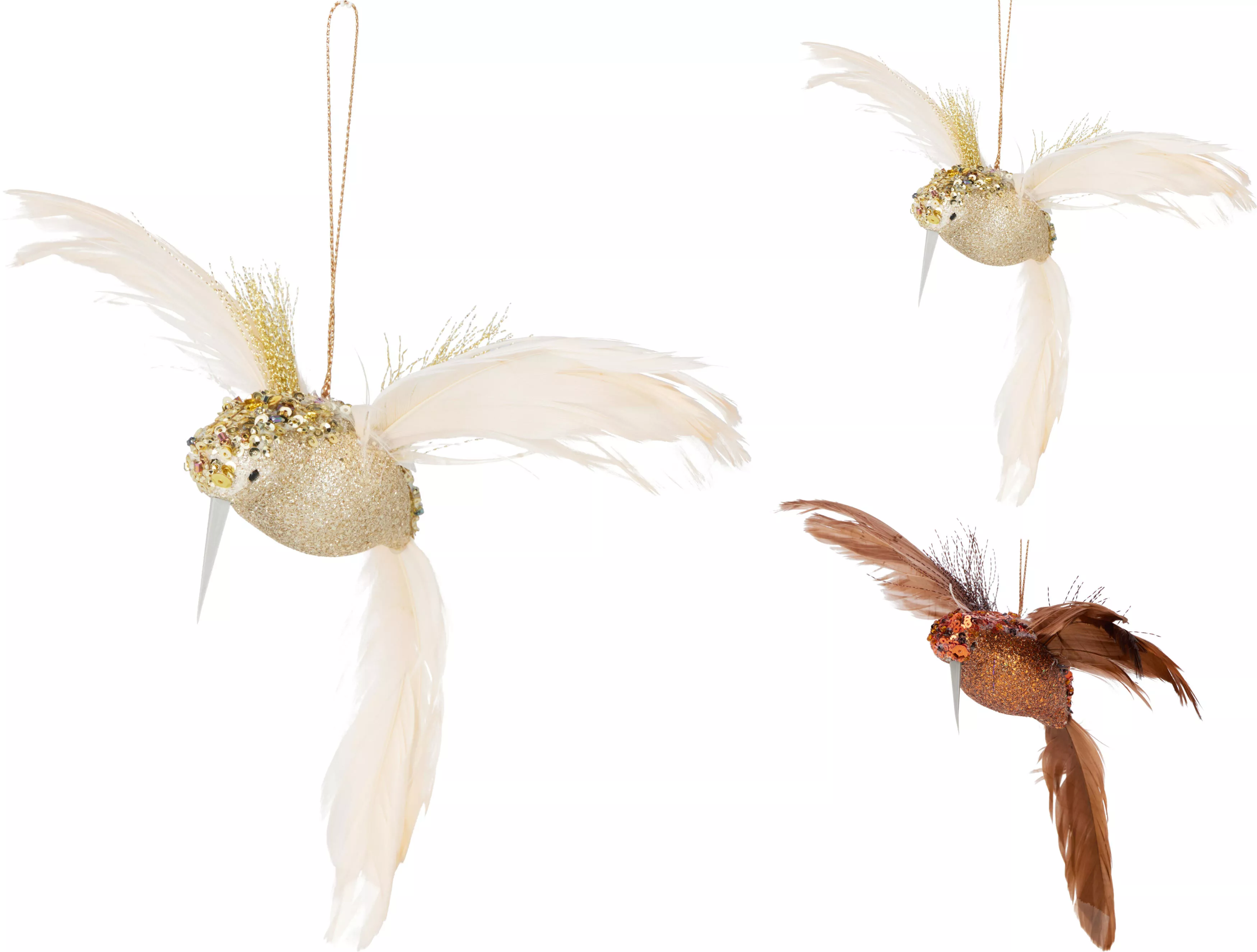 Colibri pailleté à suspendre CHRISTMAS