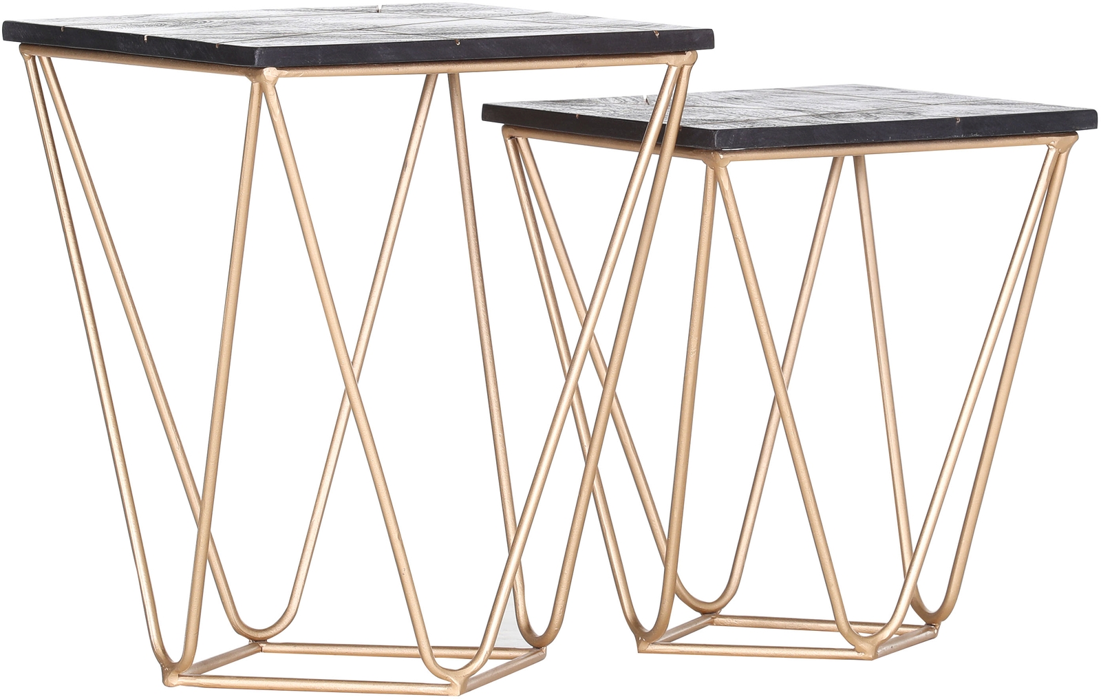 Lot de 2 tables d'appoint SCAN Lot de 2 tables d'appoint SCAN