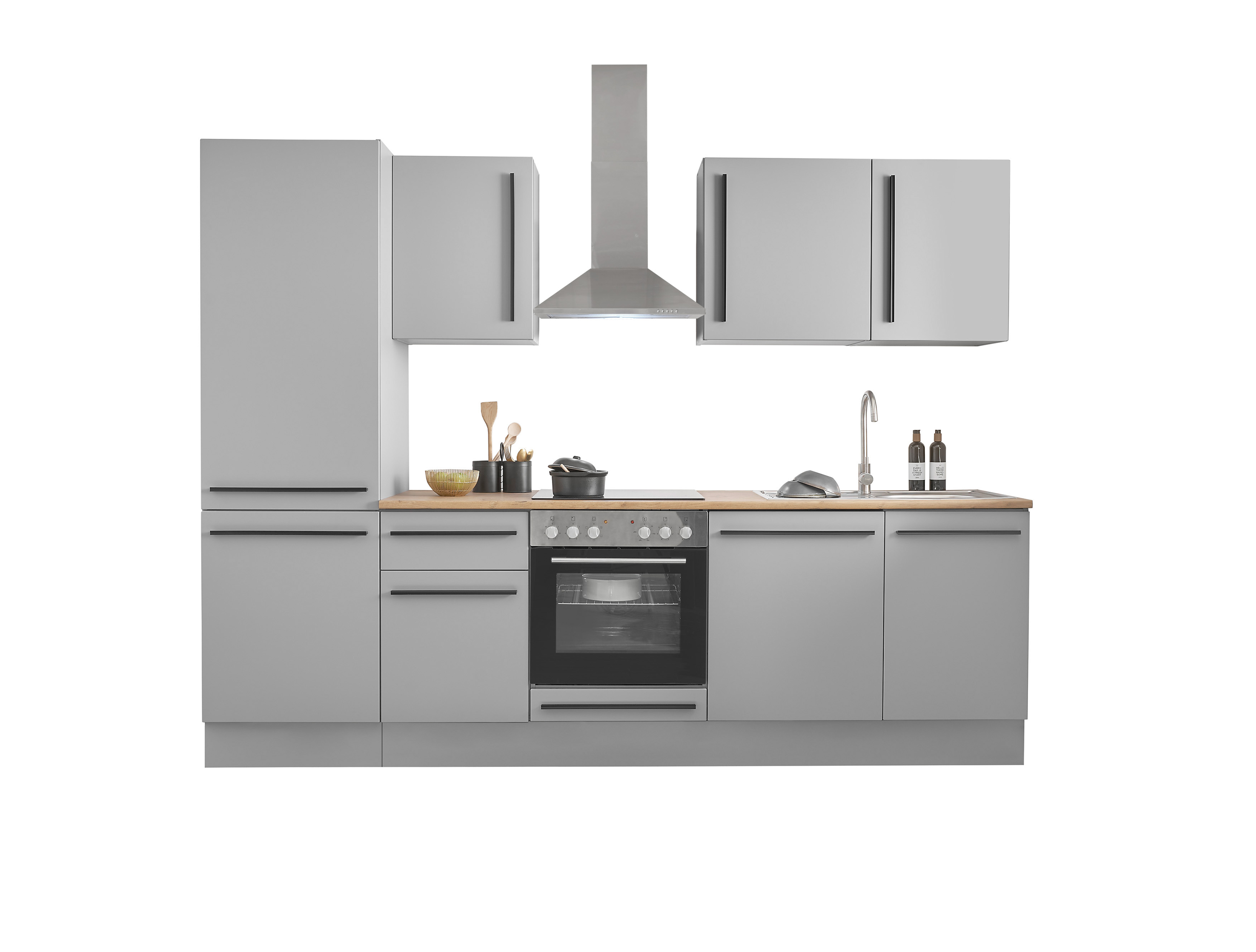 Bloc cuisine avec électroménager MANCHESTER (bloc cuisine avec réfrigérateur) I Bloc cuisine avec électroménager MANCHESTER (bloc cuisine avec réfrigérateur) I