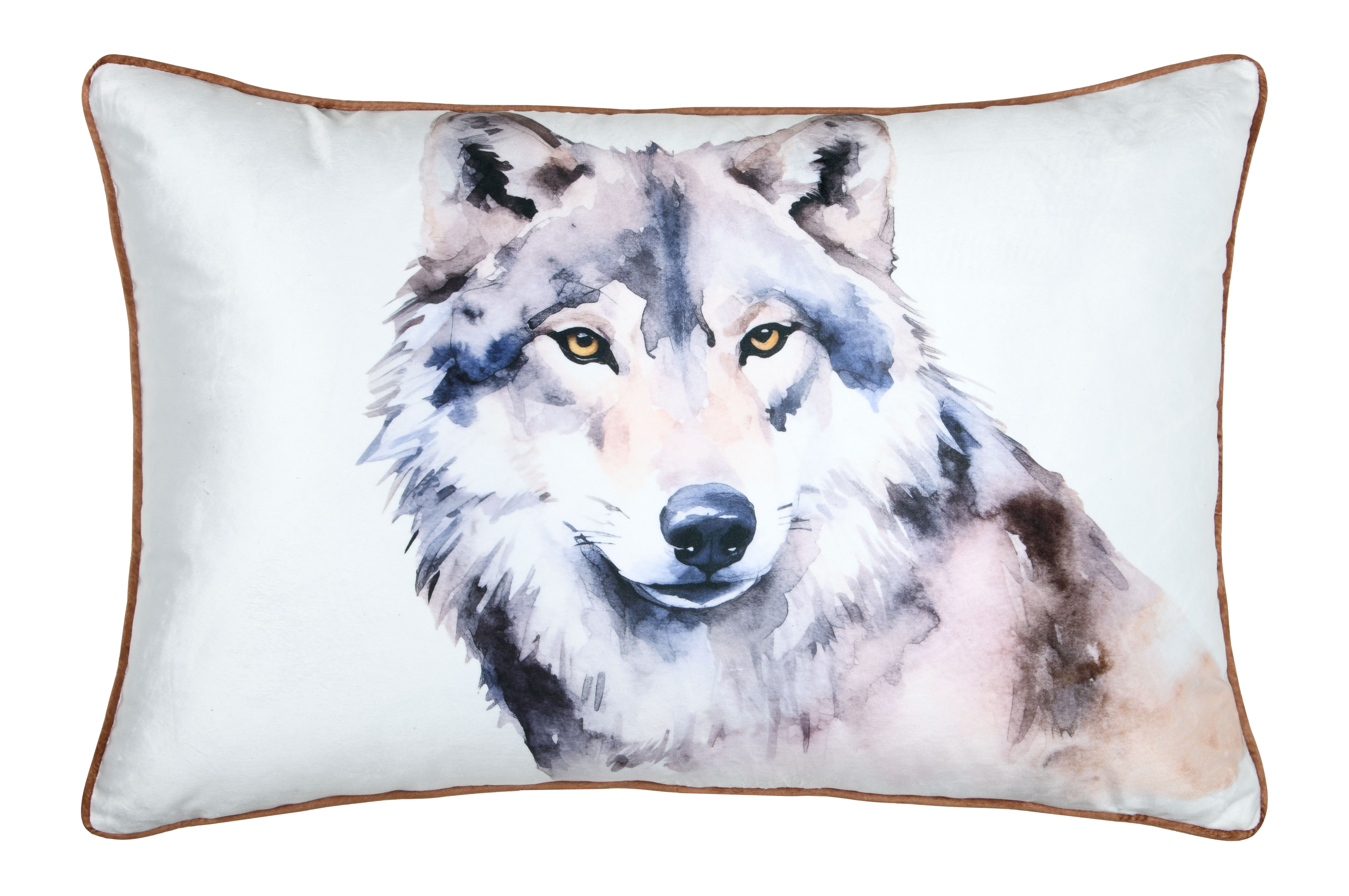 Coussin décoratif loup HOMETEX Coussin décoratif loup HOMETEX