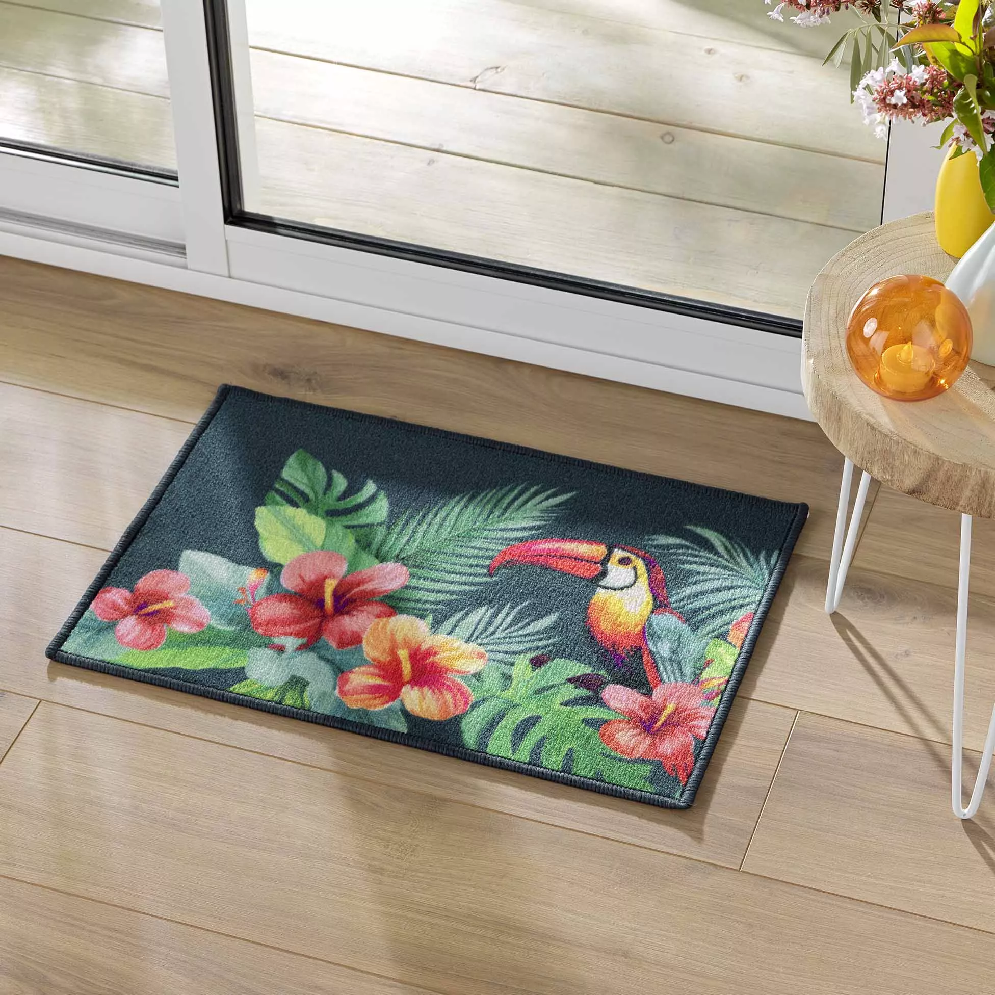Tapis anti-salissures toucan 40x60cm MOOREA