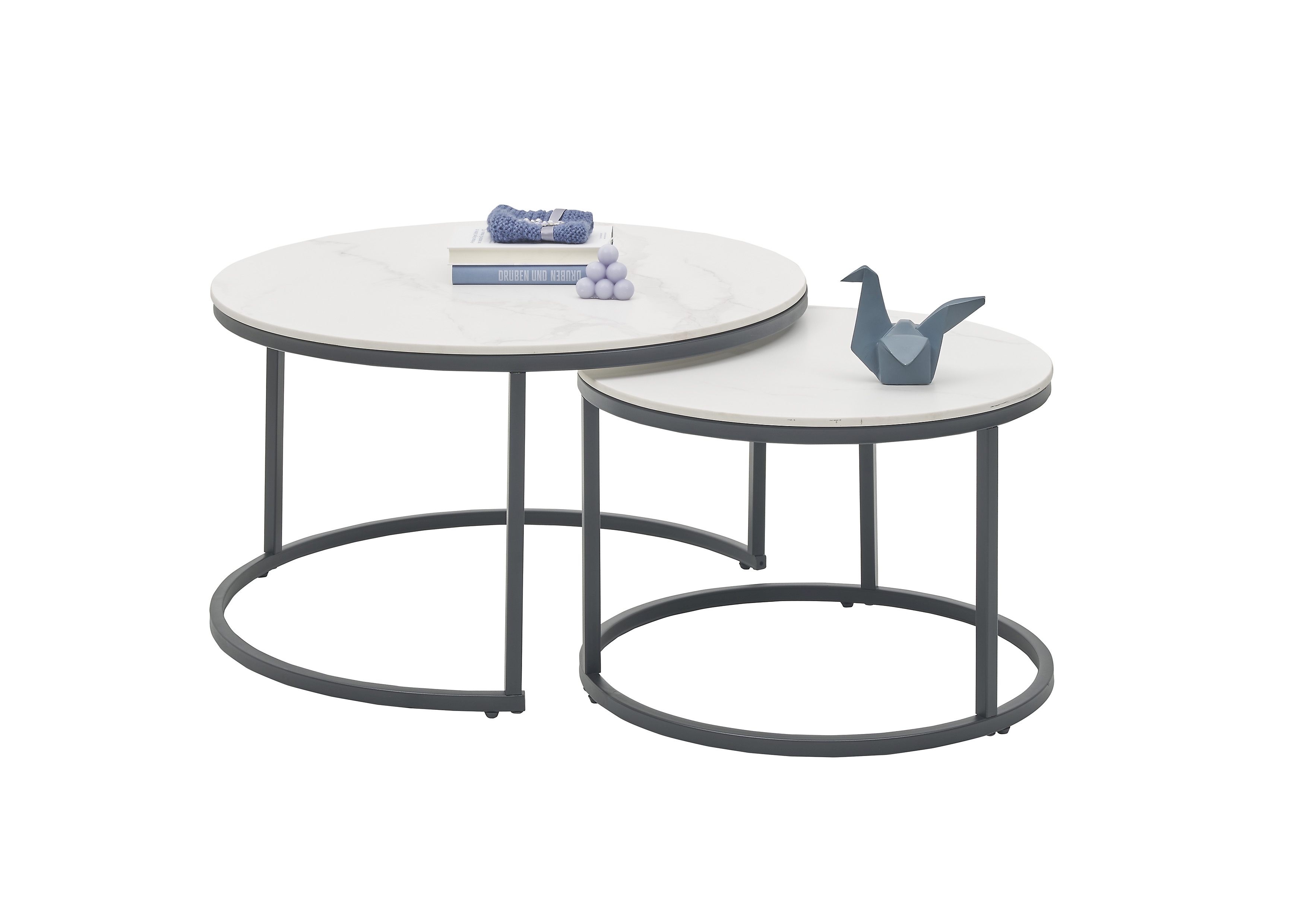 Lot de 2 tables basses GINO