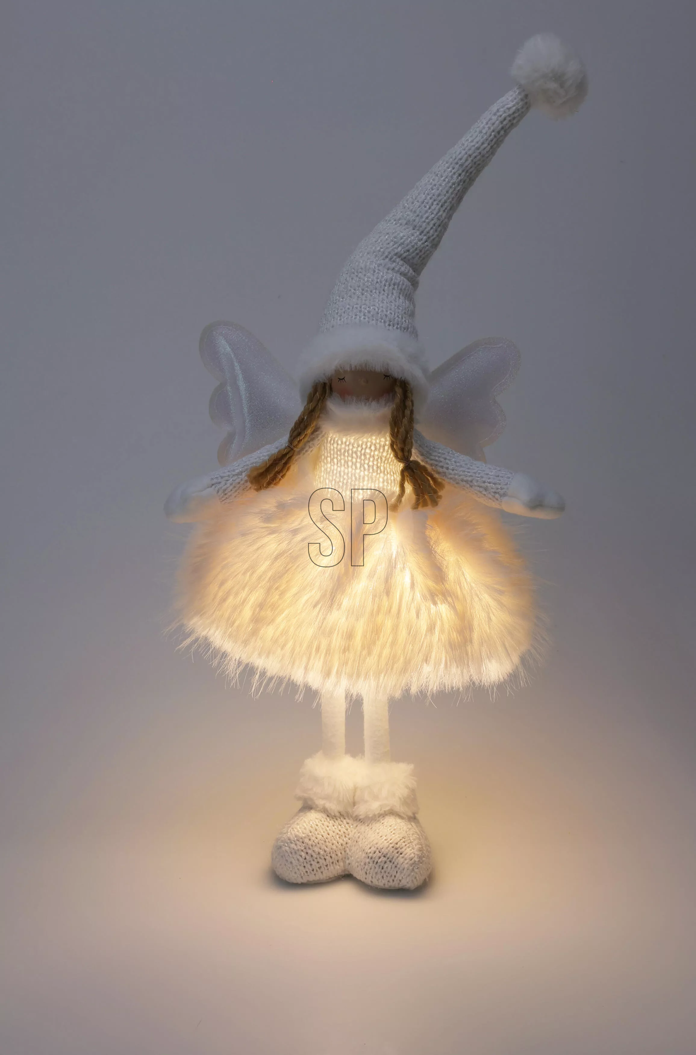 Lutin fille avec LED CHRISTMAS